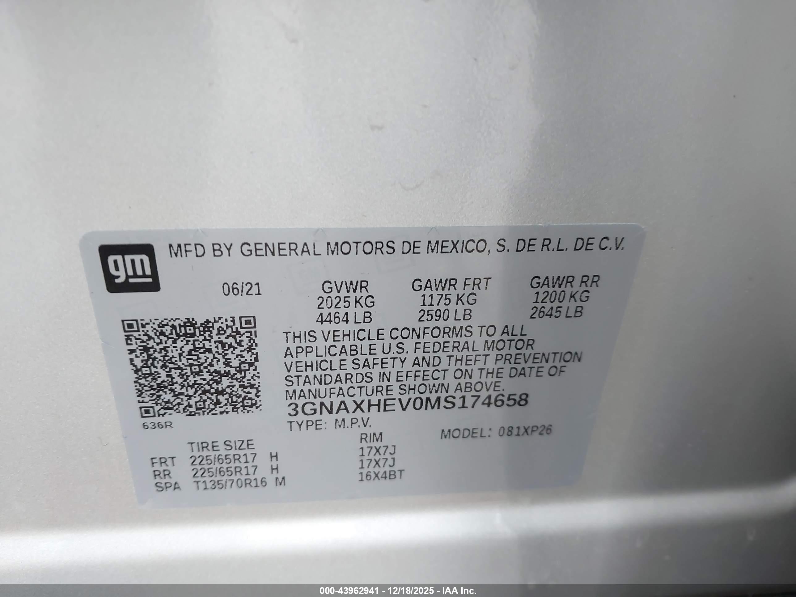 CHEVROLET EQUINOX image 9