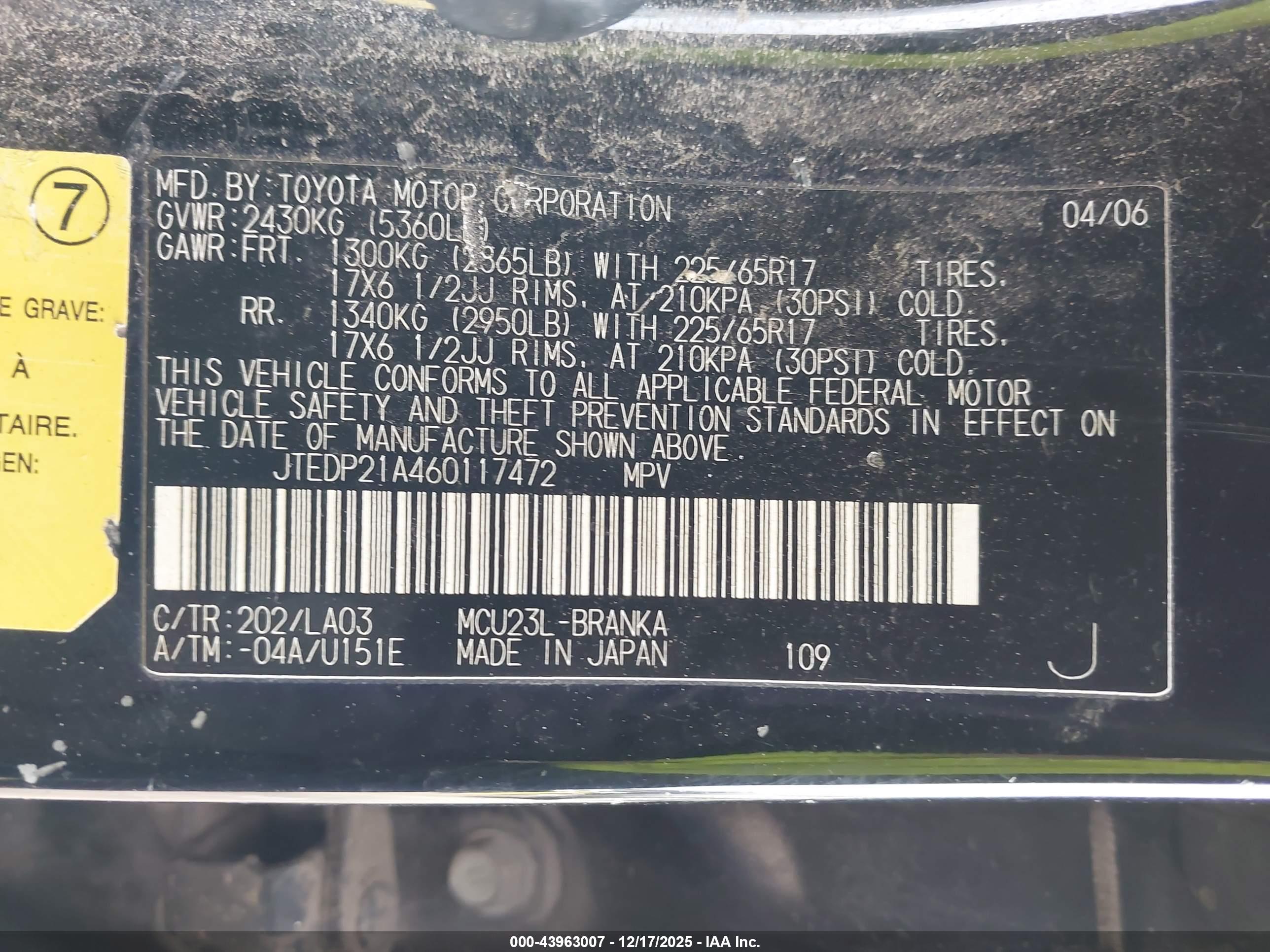 TOYOTA HIGHLANDER image 9