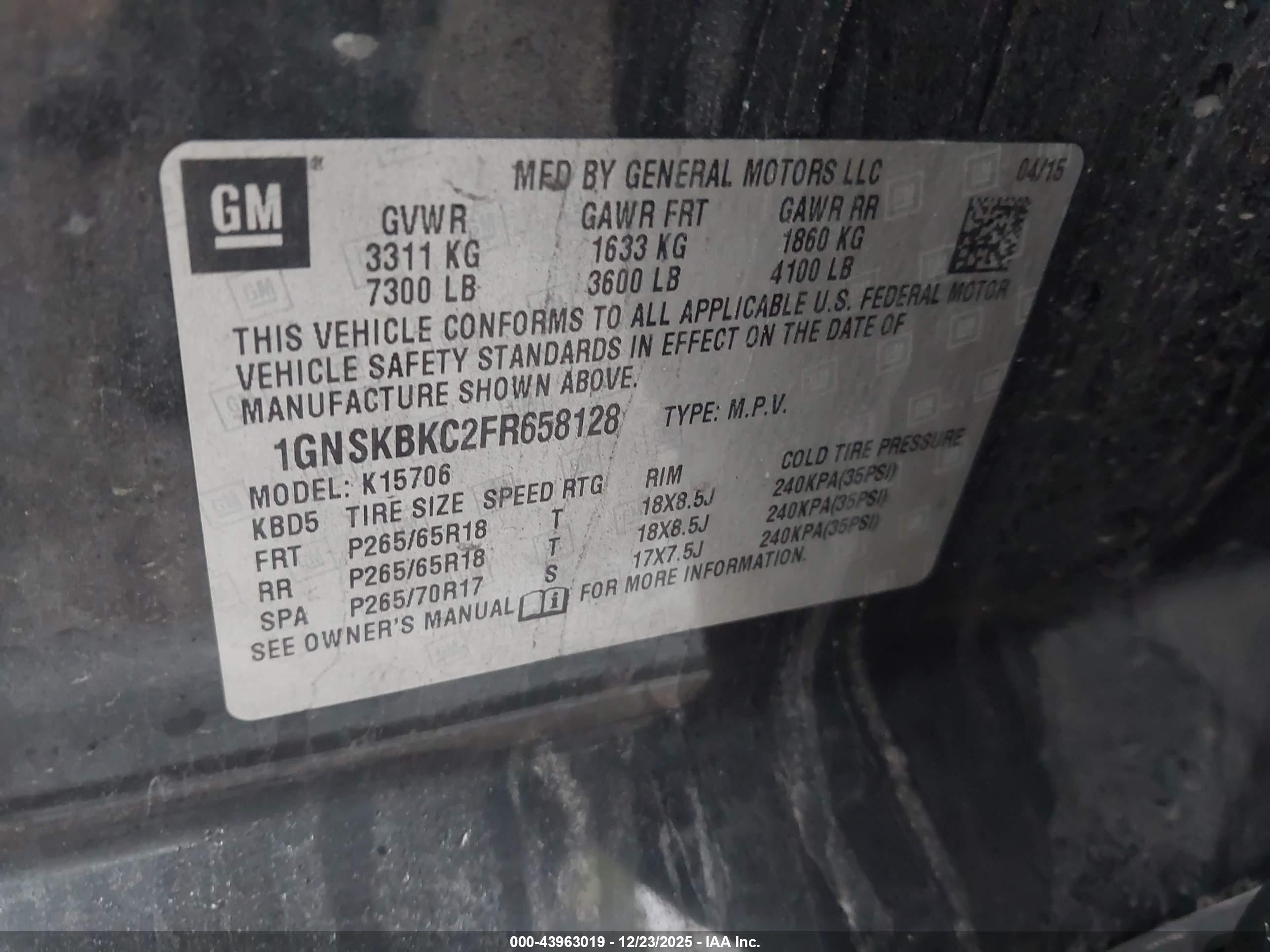CHEVROLET TAHOE image 9