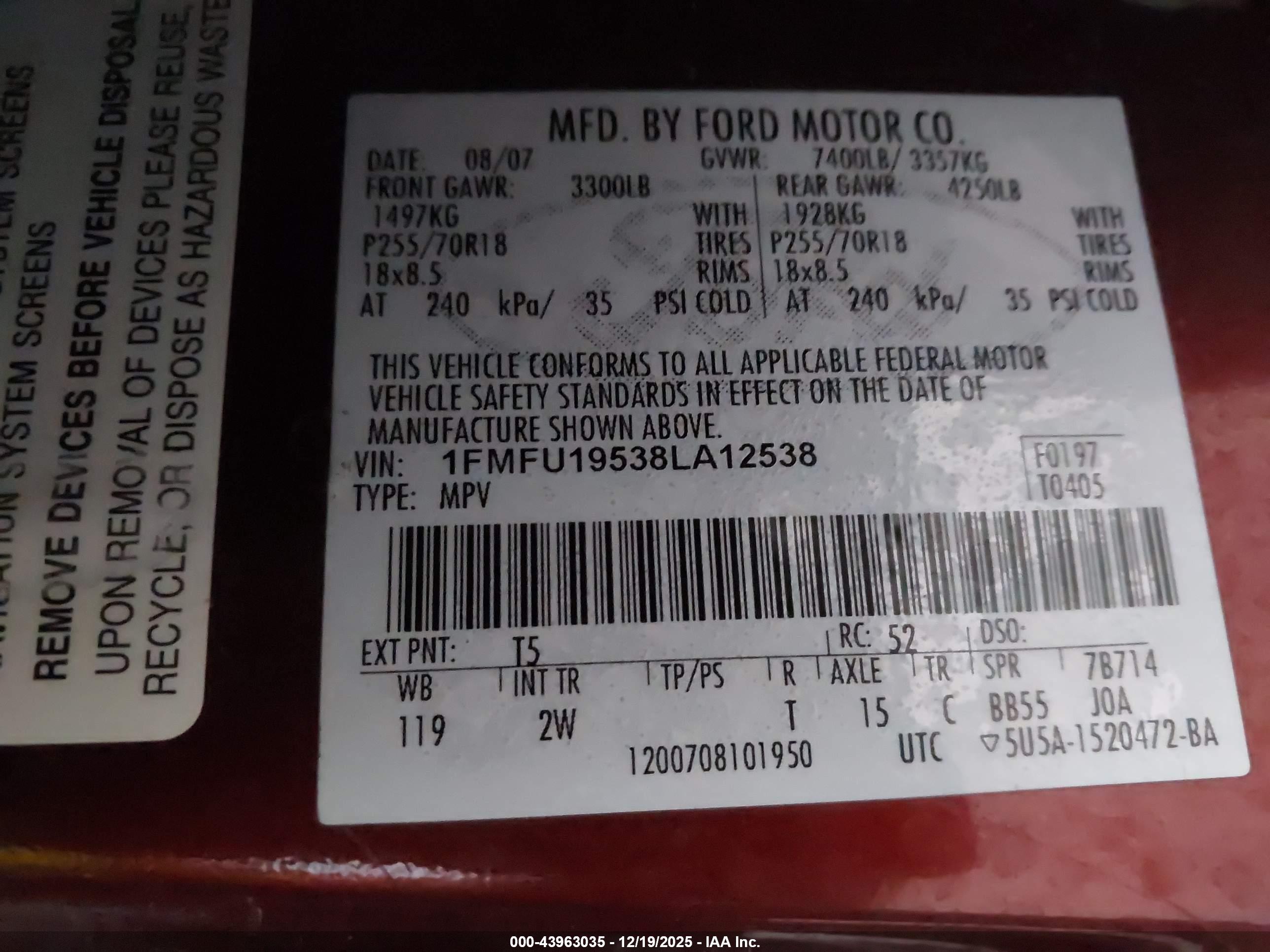 FORD EXPEDITION image 9