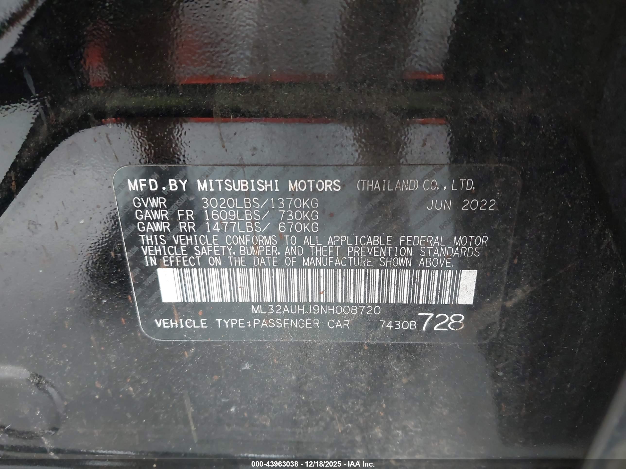 MITSUBISHI MIRAGE image 9