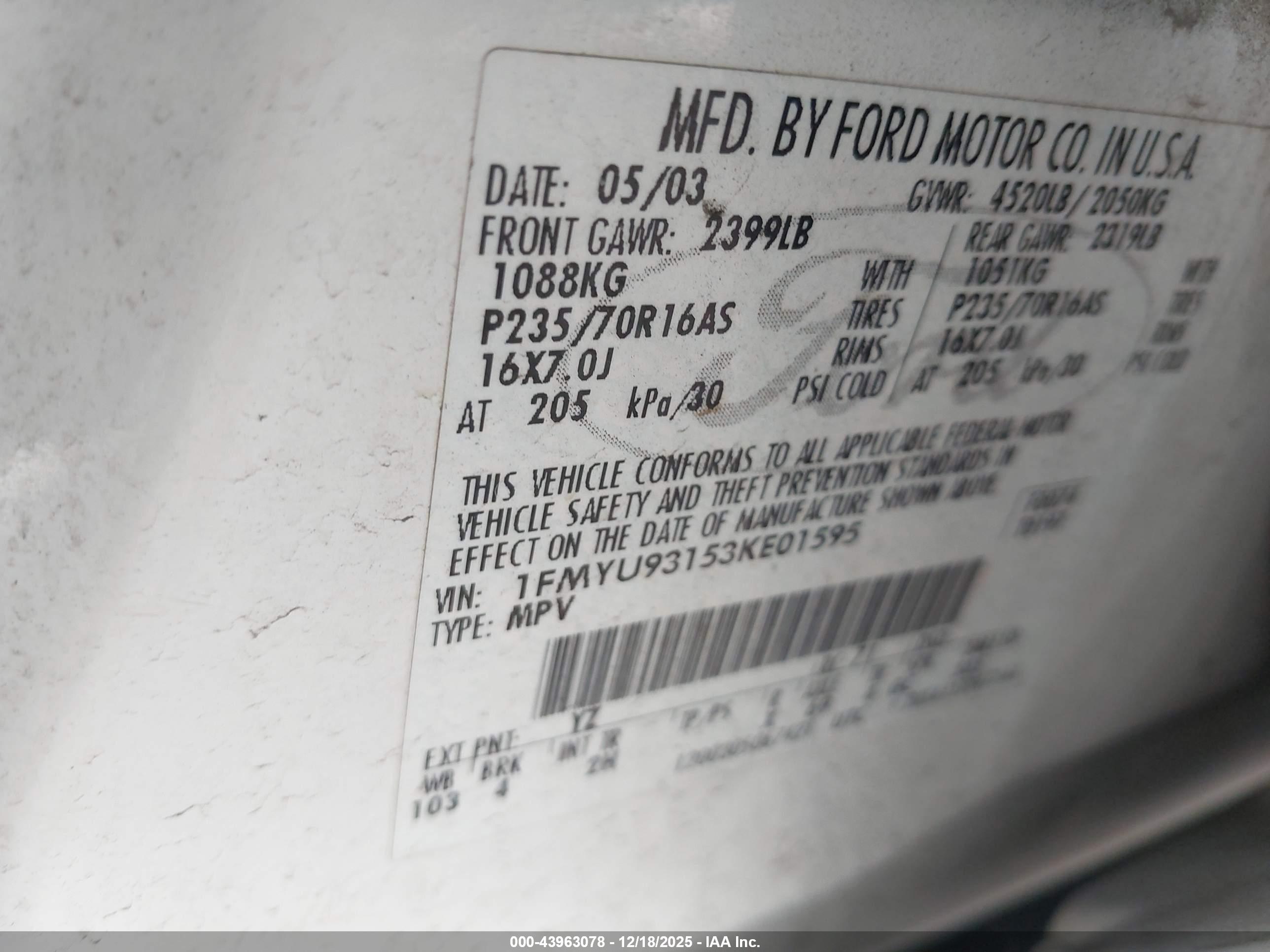 FORD ESCAPE image 9