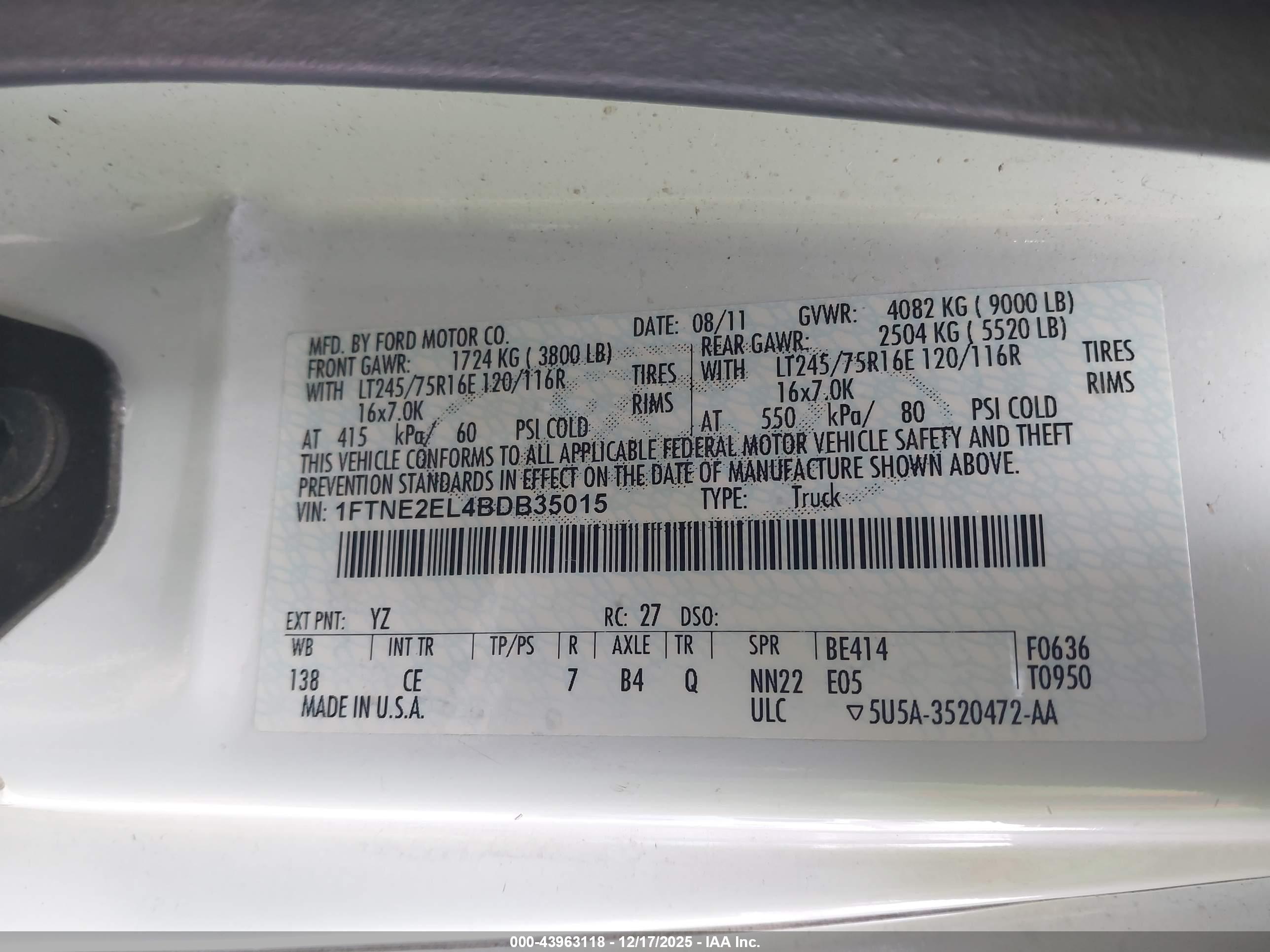 FORD E-250 image 9