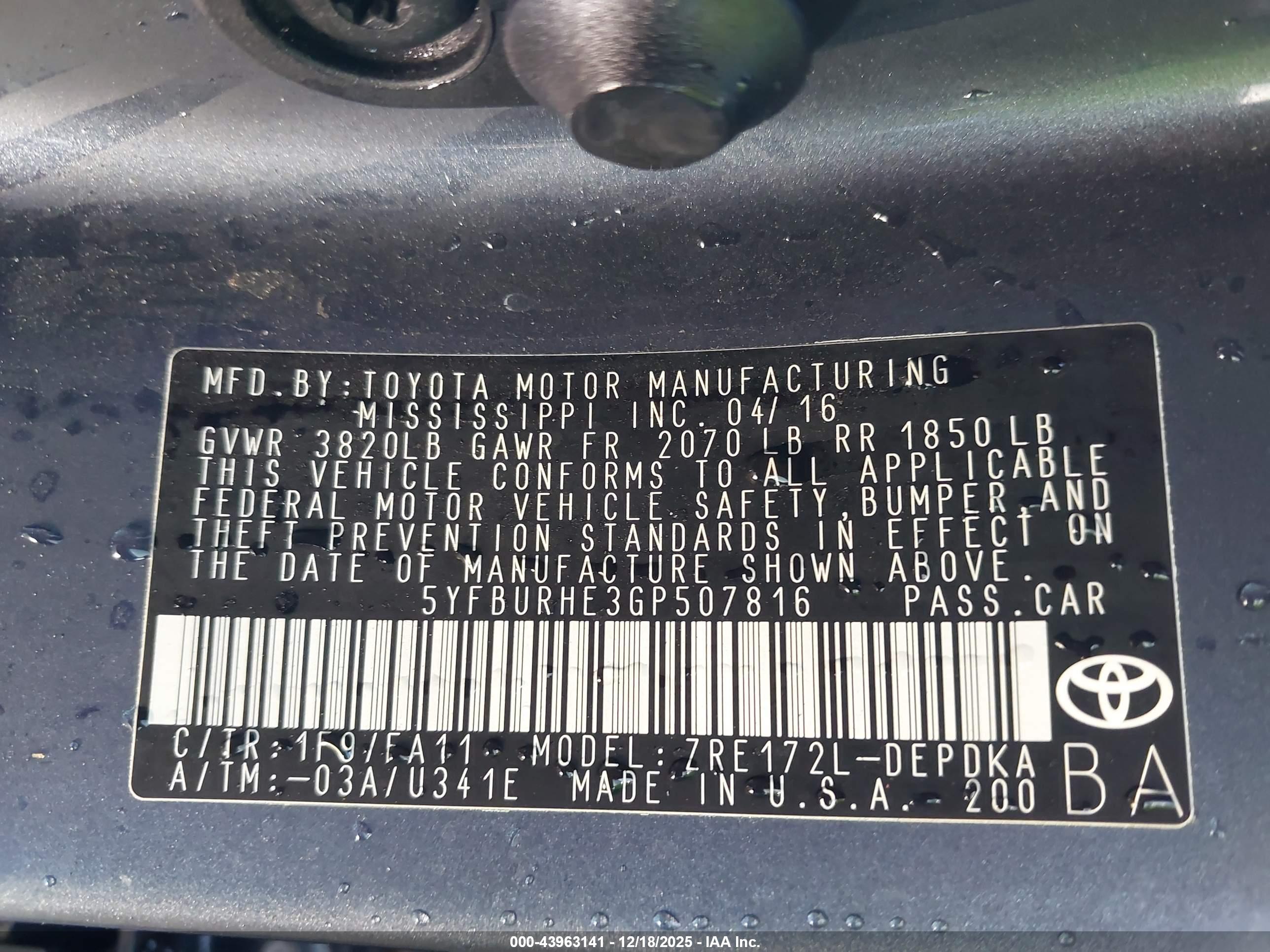 TOYOTA COROLLA image 9