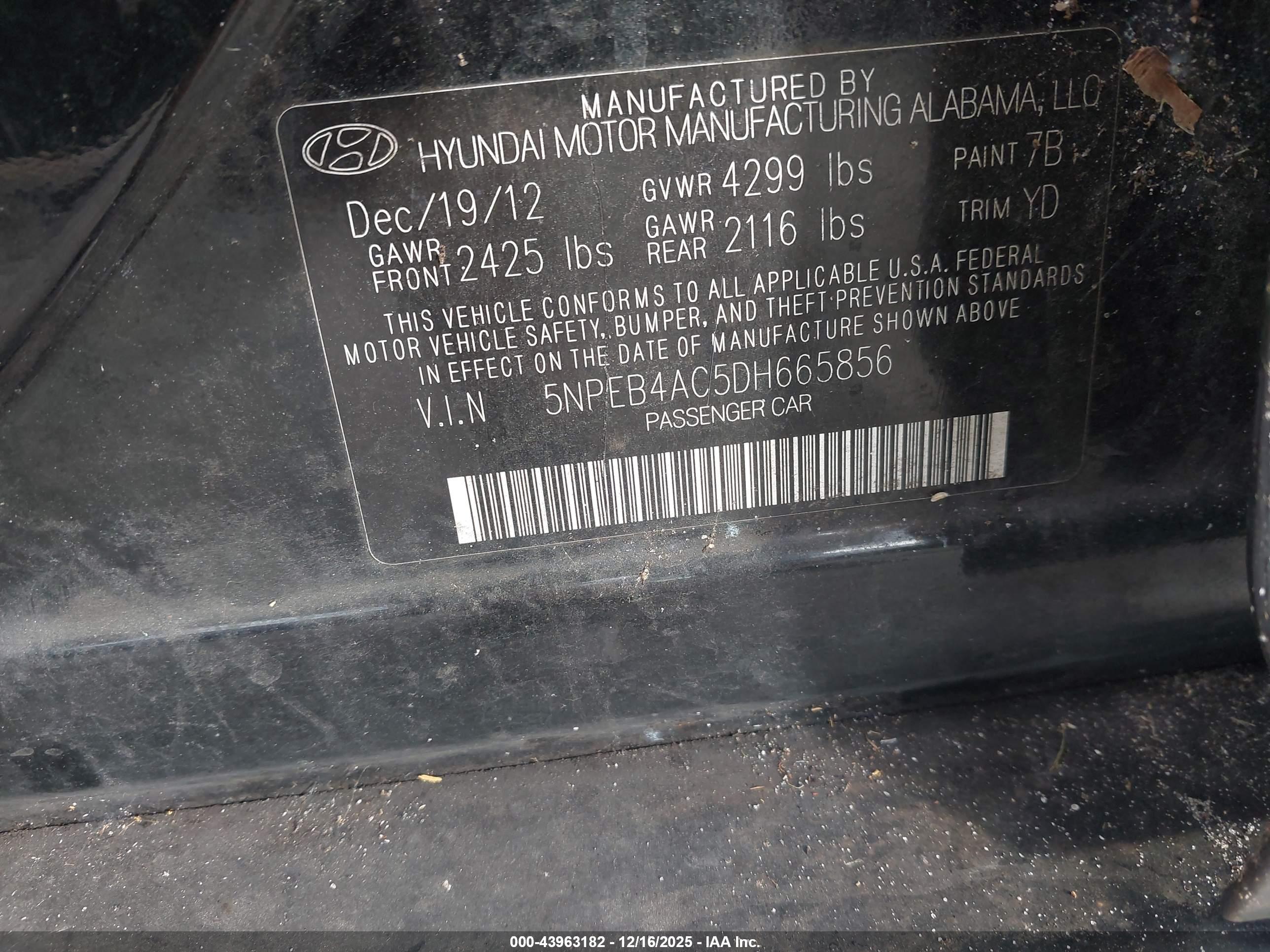 HYUNDAI SONATA image 9