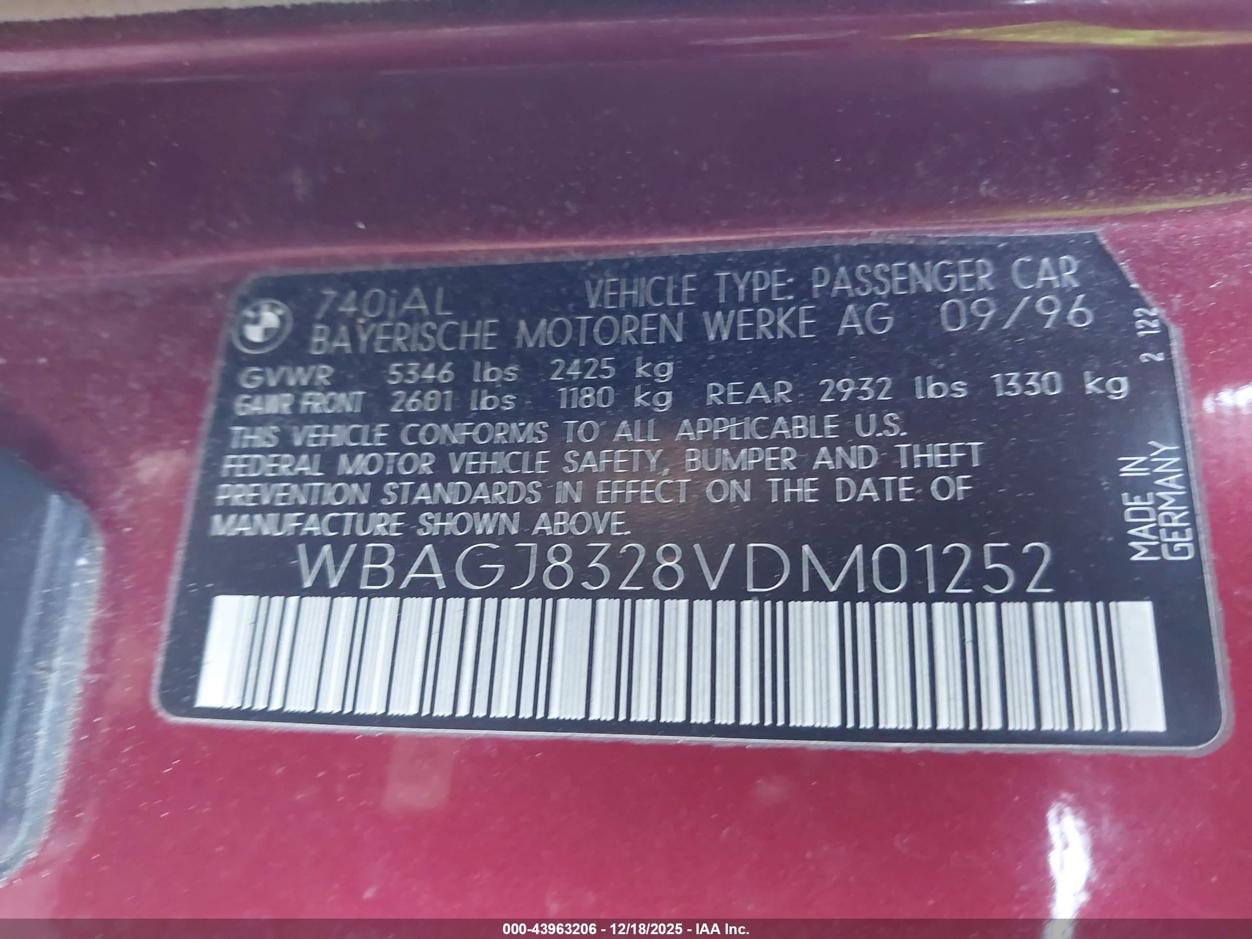 BMW 740IL image 9