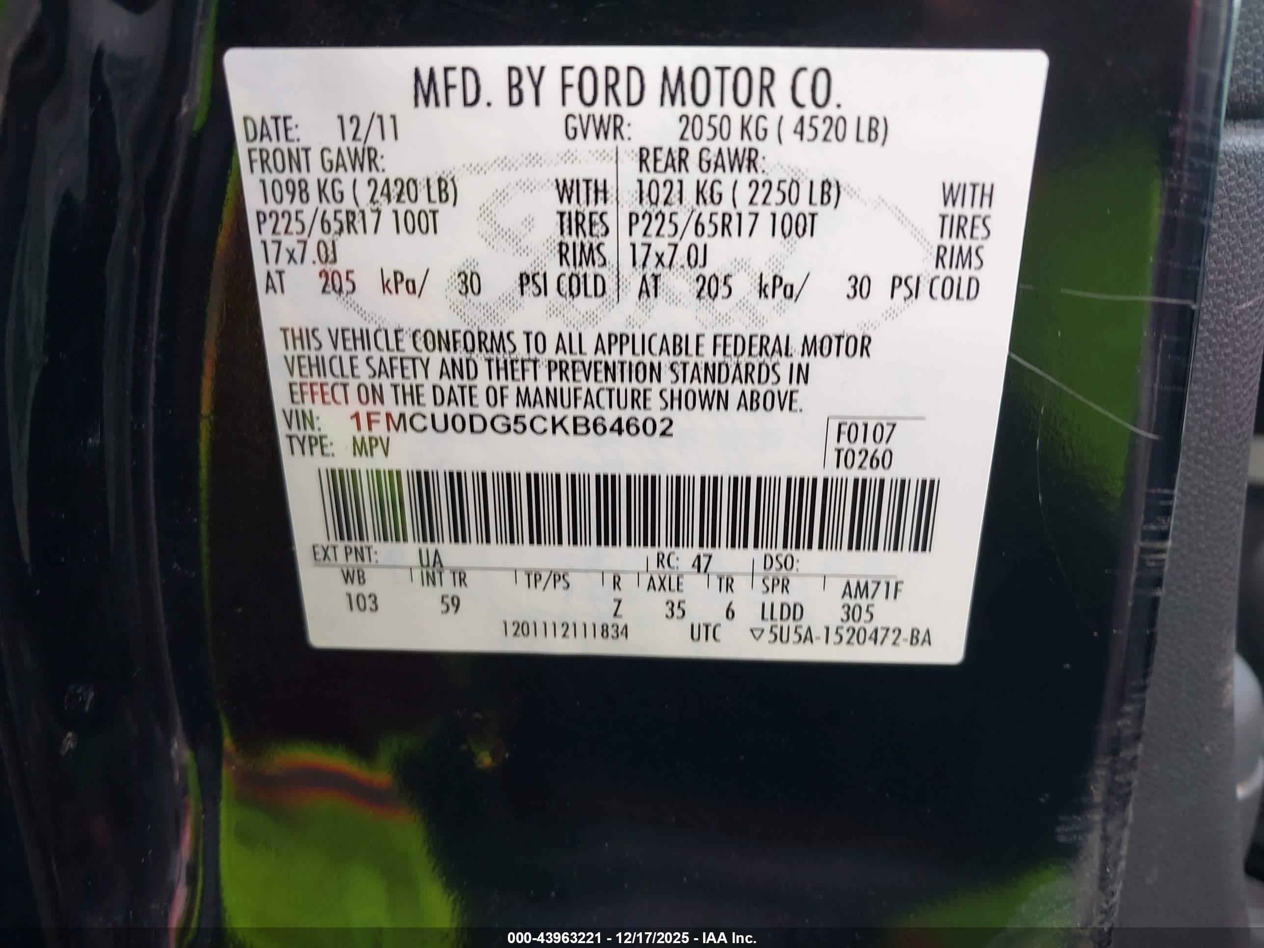 FORD ESCAPE image 9