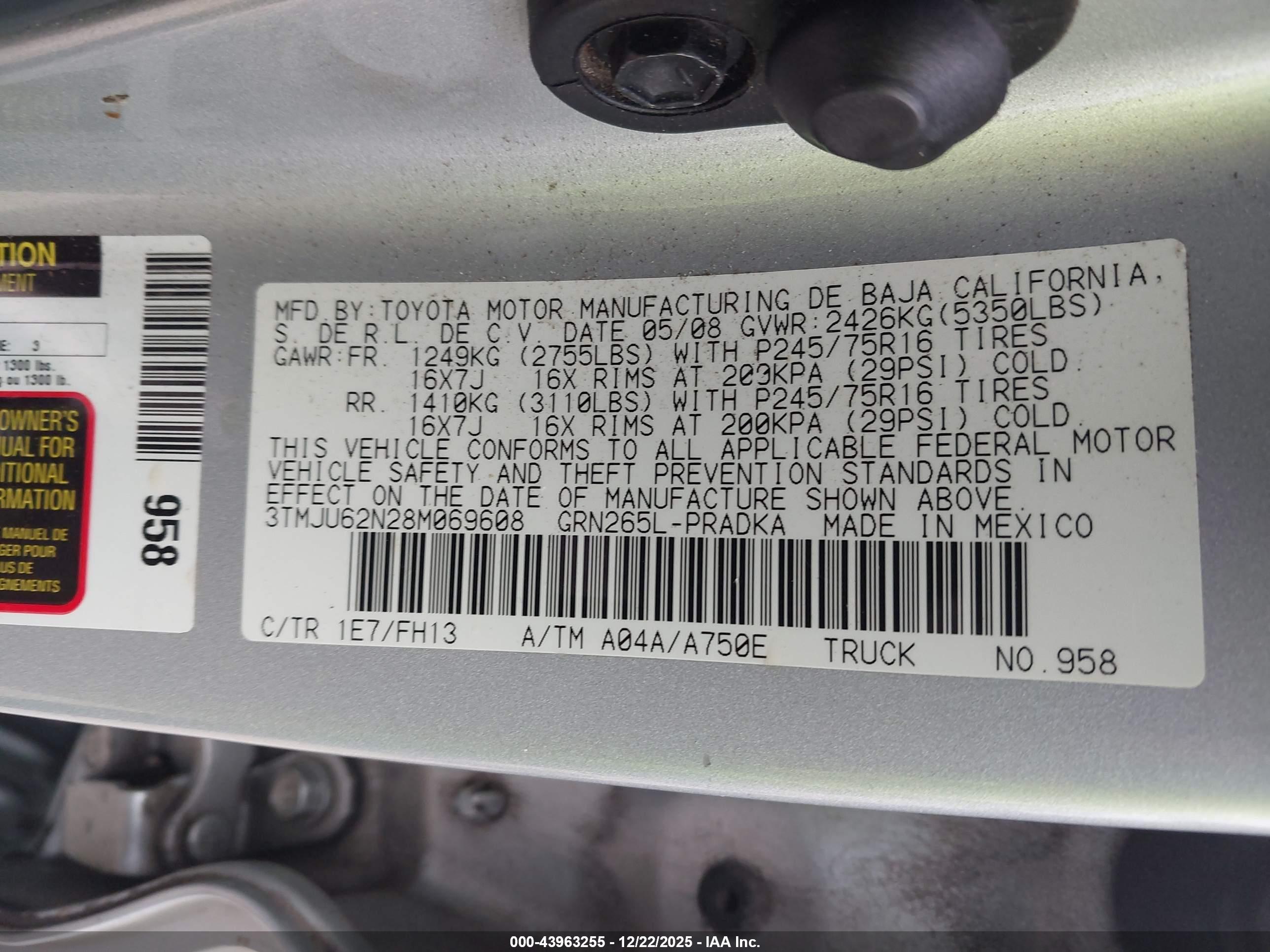 TOYOTA TACOMA image 9