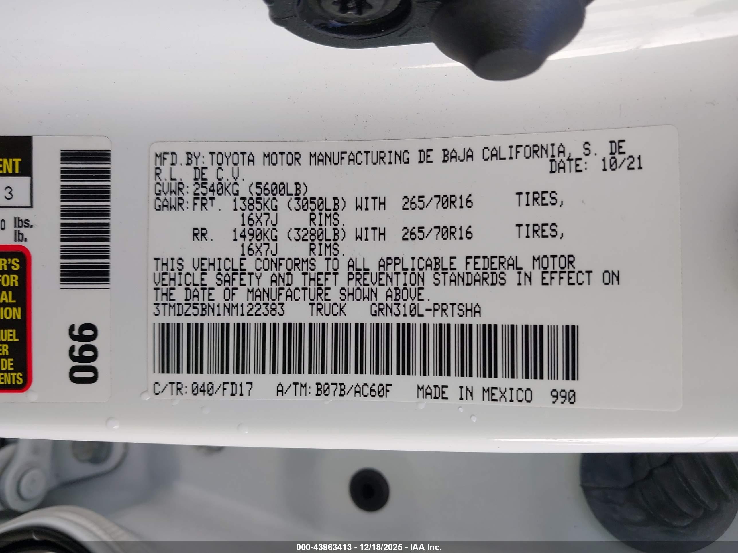 TOYOTA TACOMA image 9
