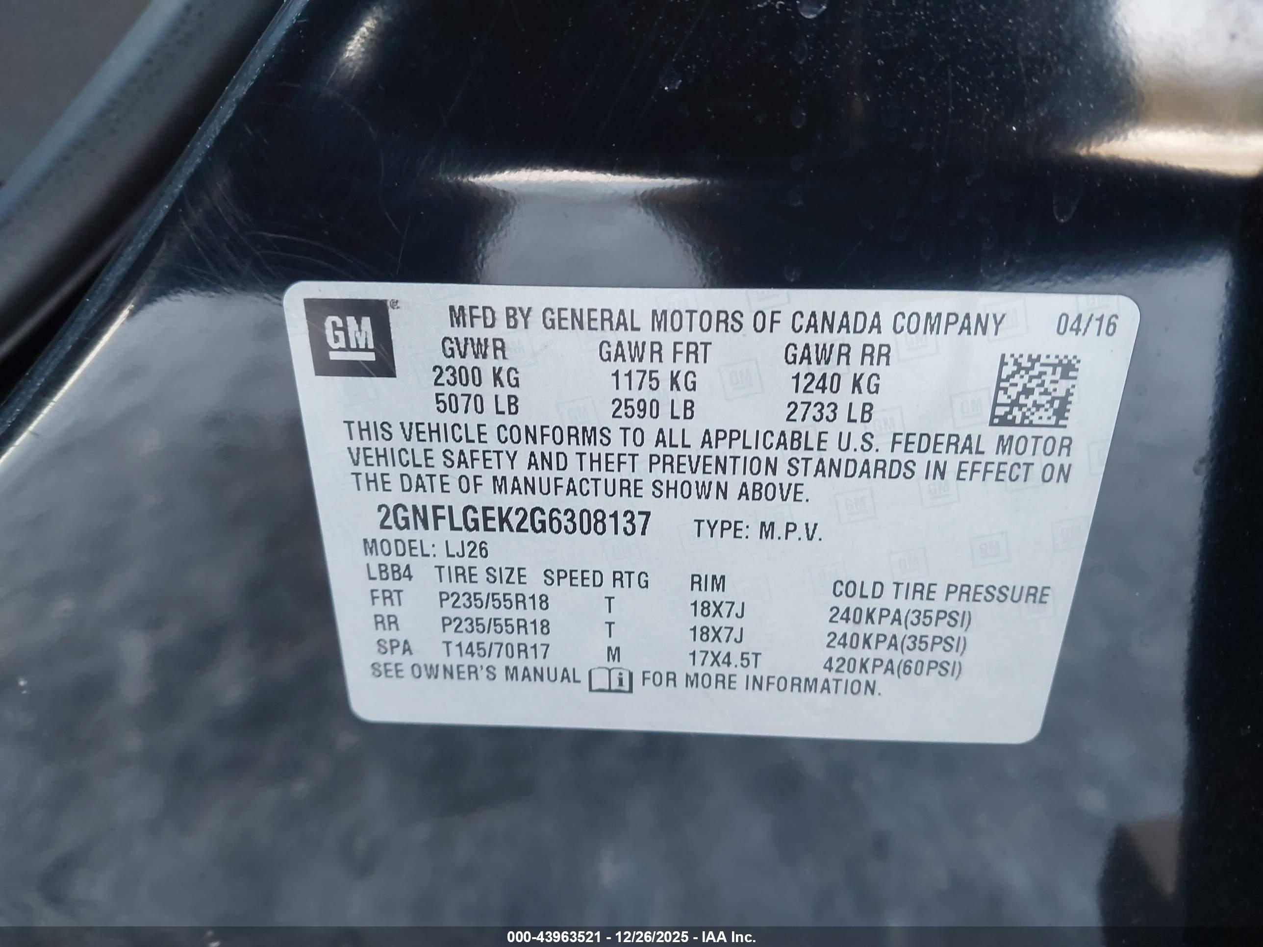 CHEVROLET EQUINOX image 9