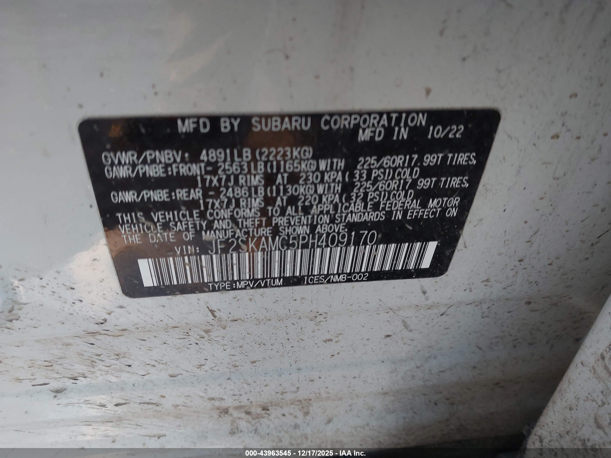 SUBARU FORESTER image 9