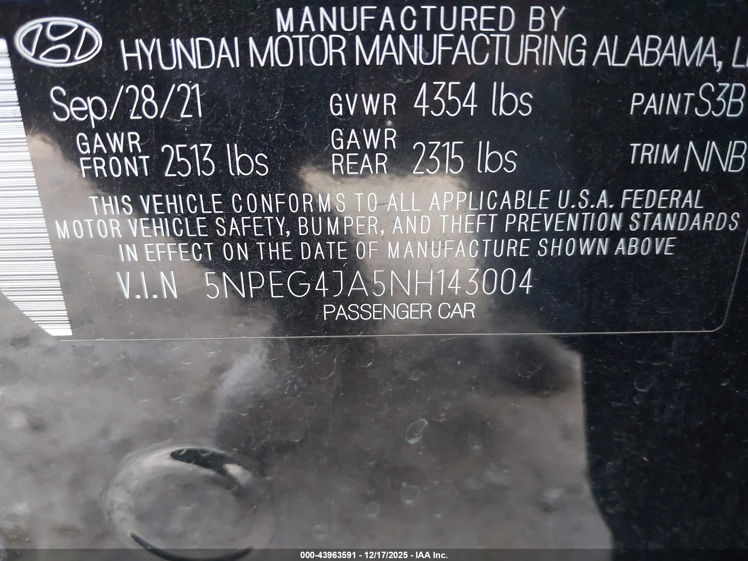 HYUNDAI SONATA image 9