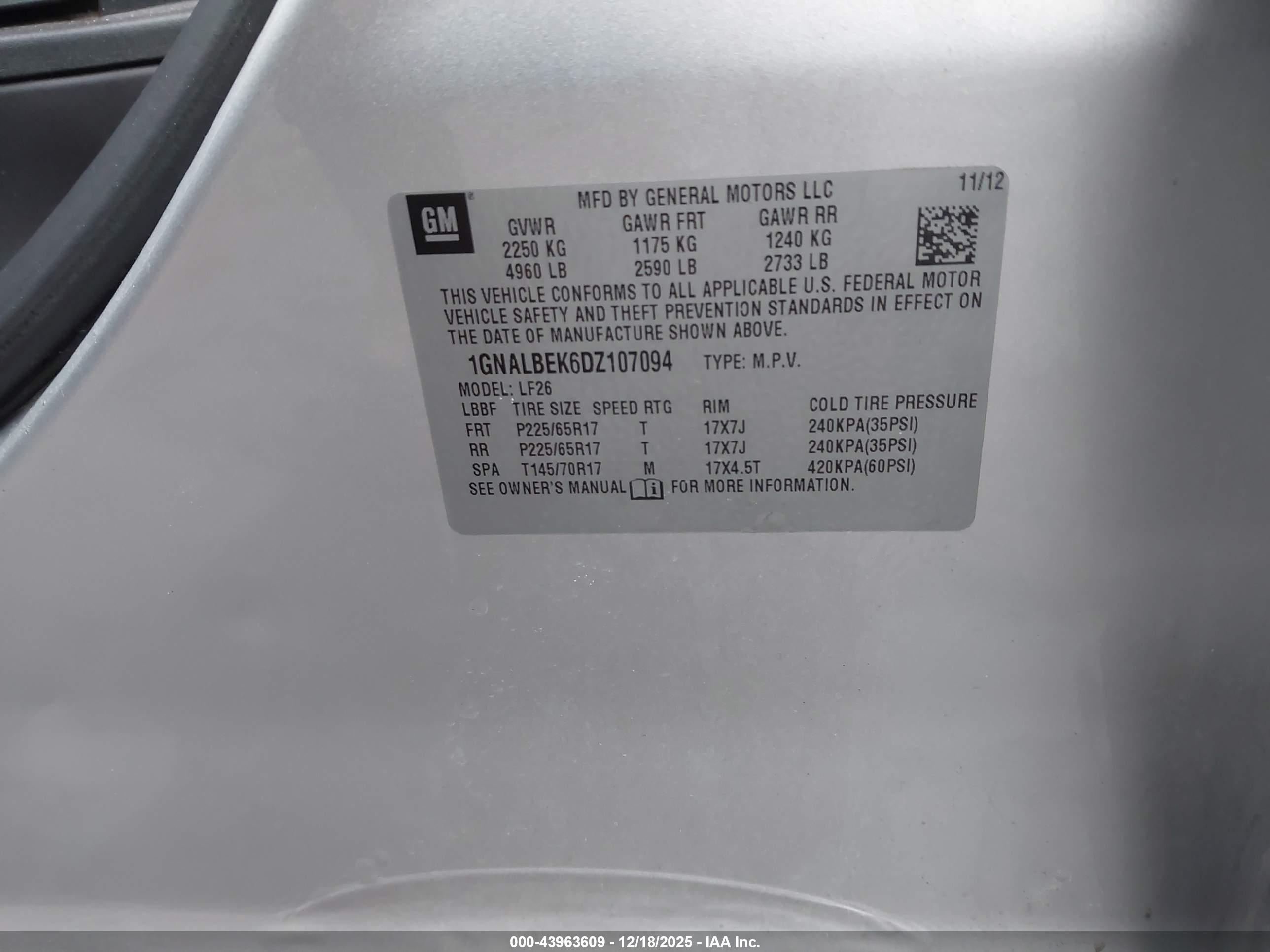 CHEVROLET EQUINOX image 9
