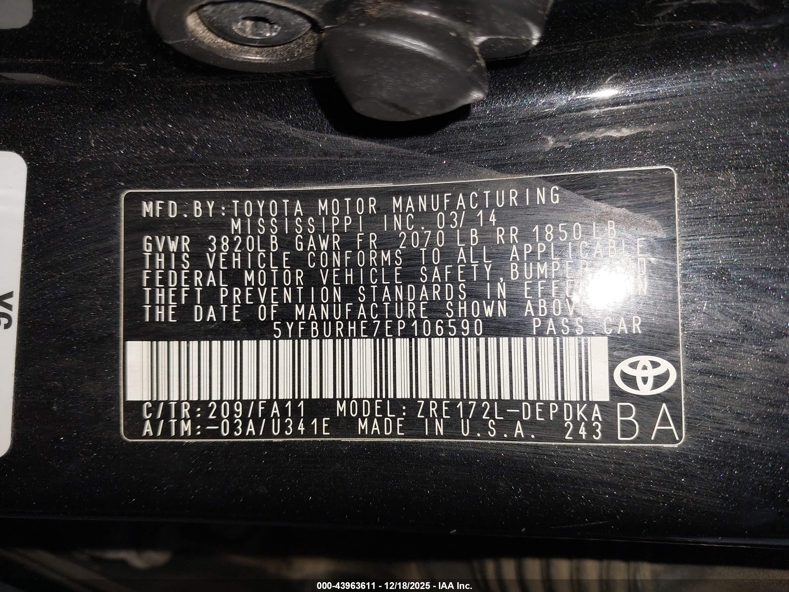 TOYOTA COROLLA image 9