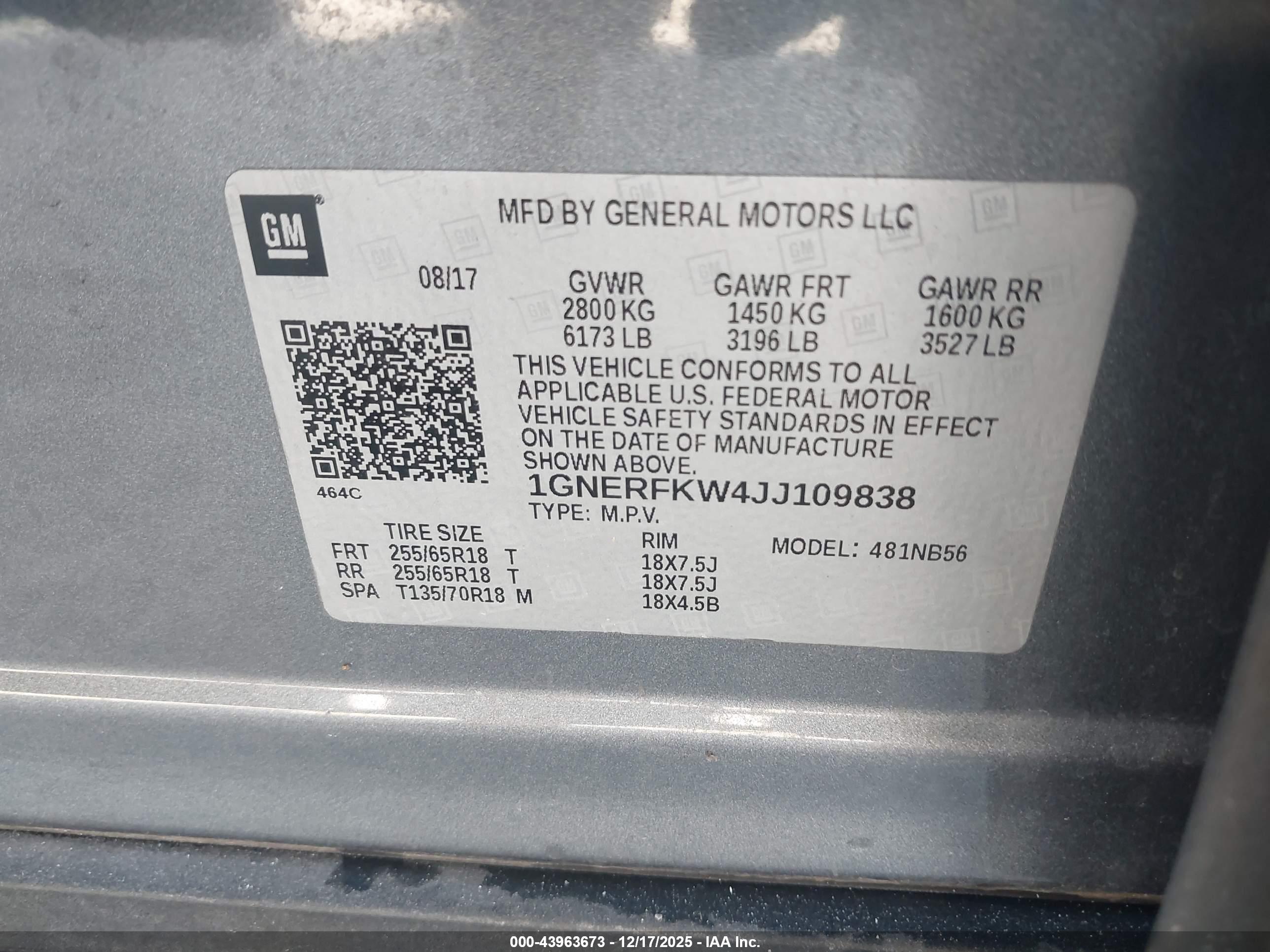 CHEVROLET TRAVERSE image 9