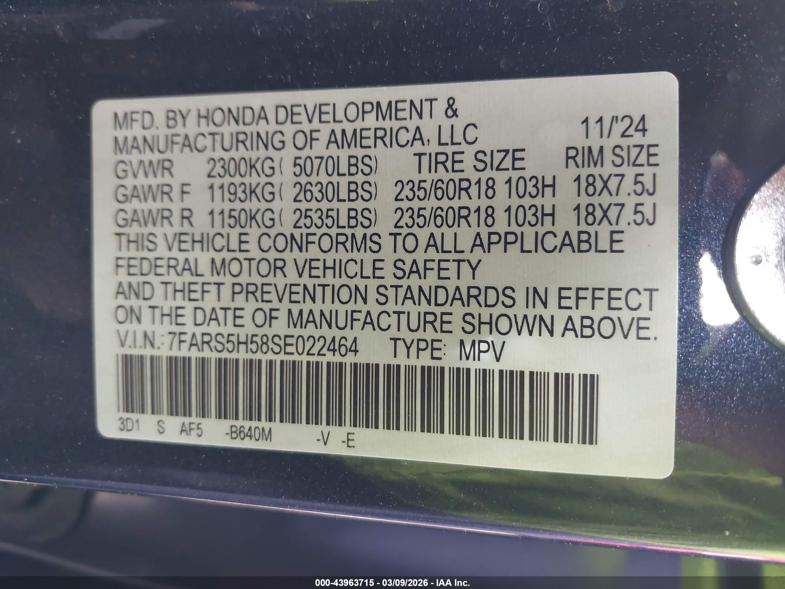 HONDA CR-V image 9