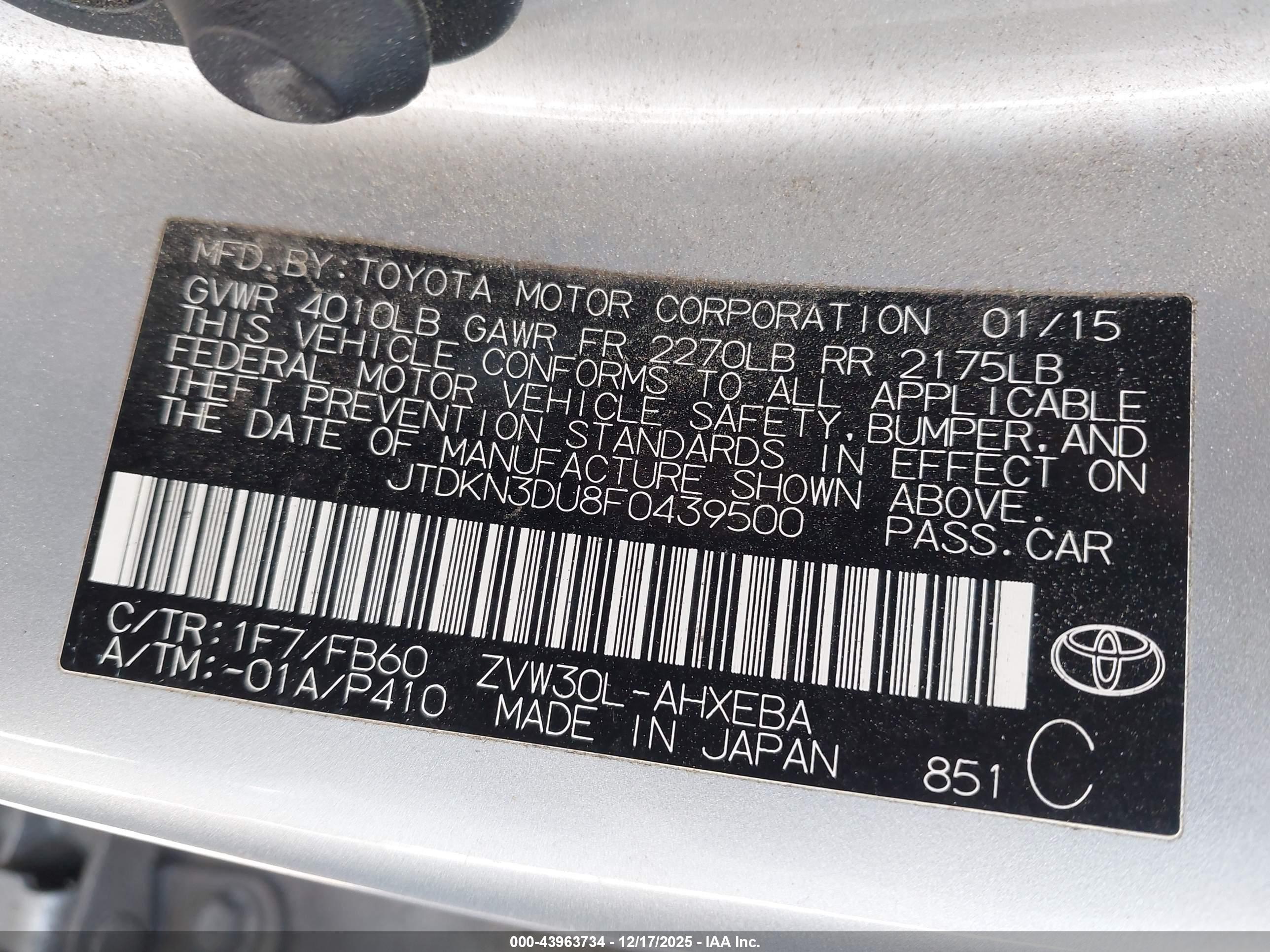 TOYOTA PRIUS image 9
