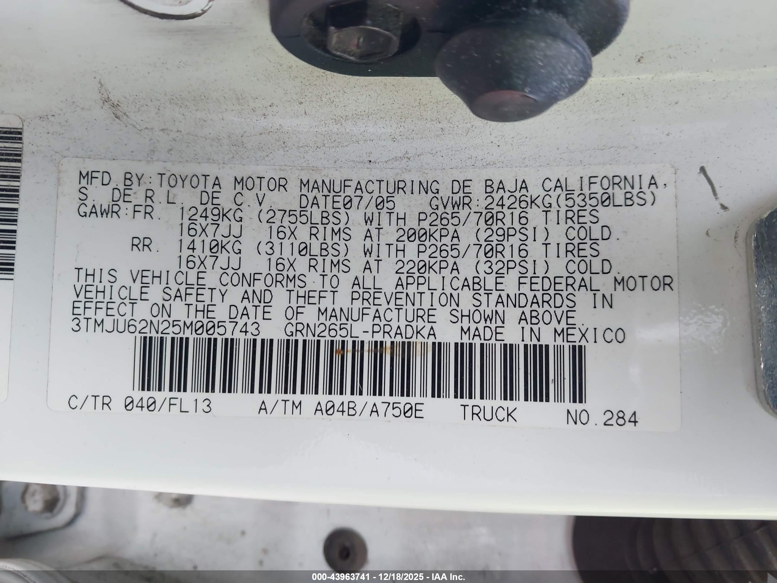 TOYOTA TACOMA image 9