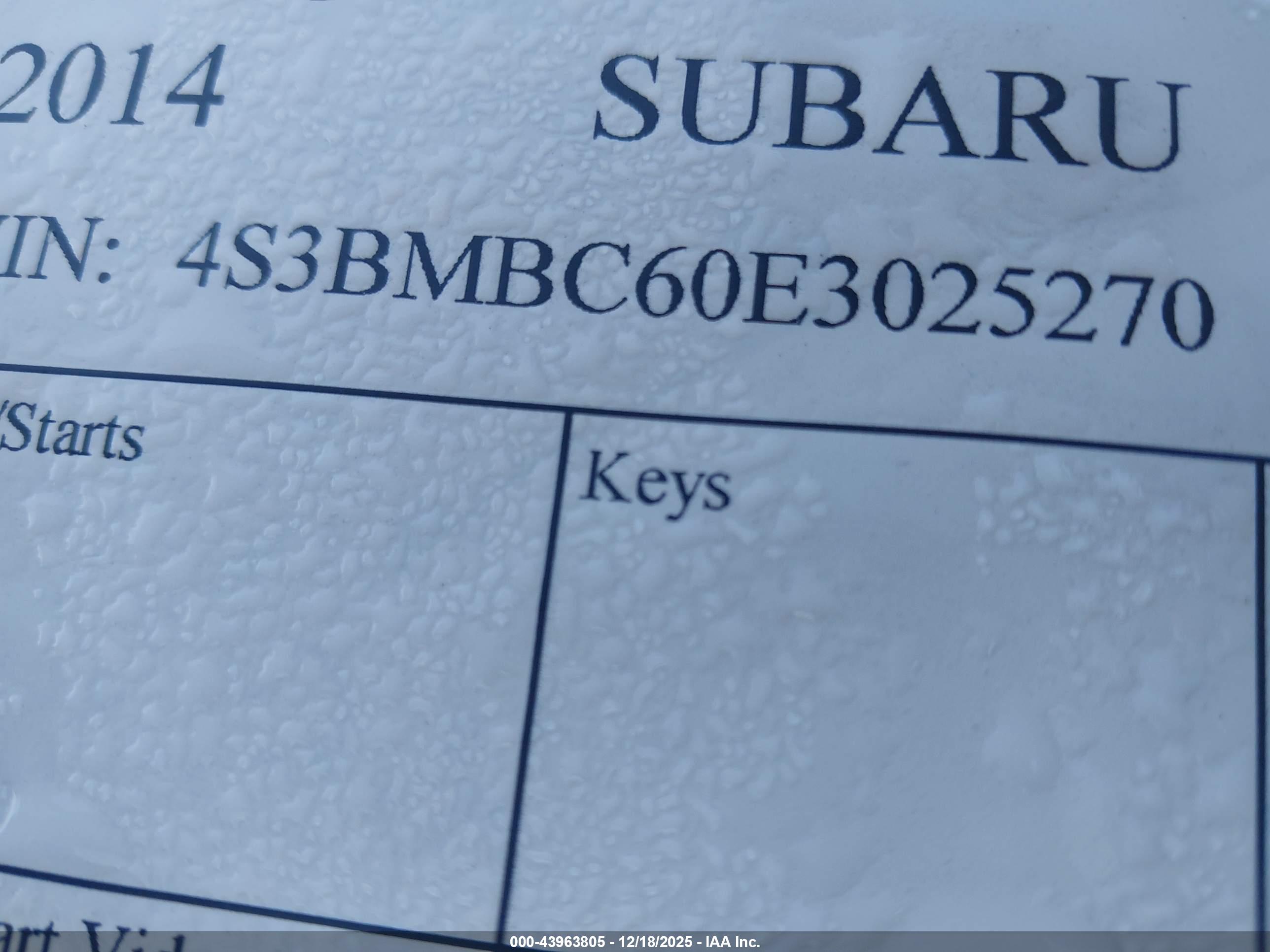 SUBARU LEGACY image 9