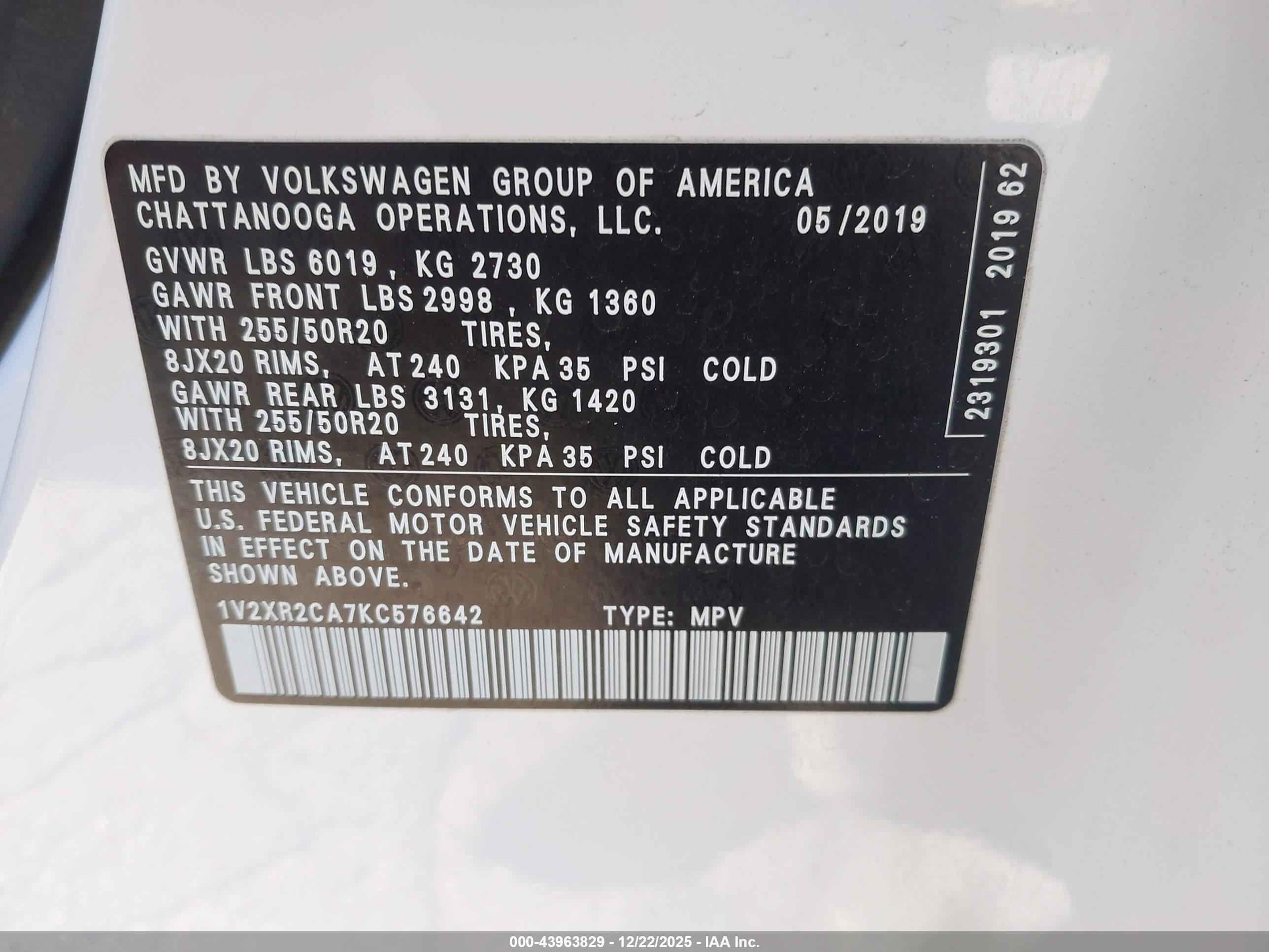 VOLKSWAGEN ATLAS image 9