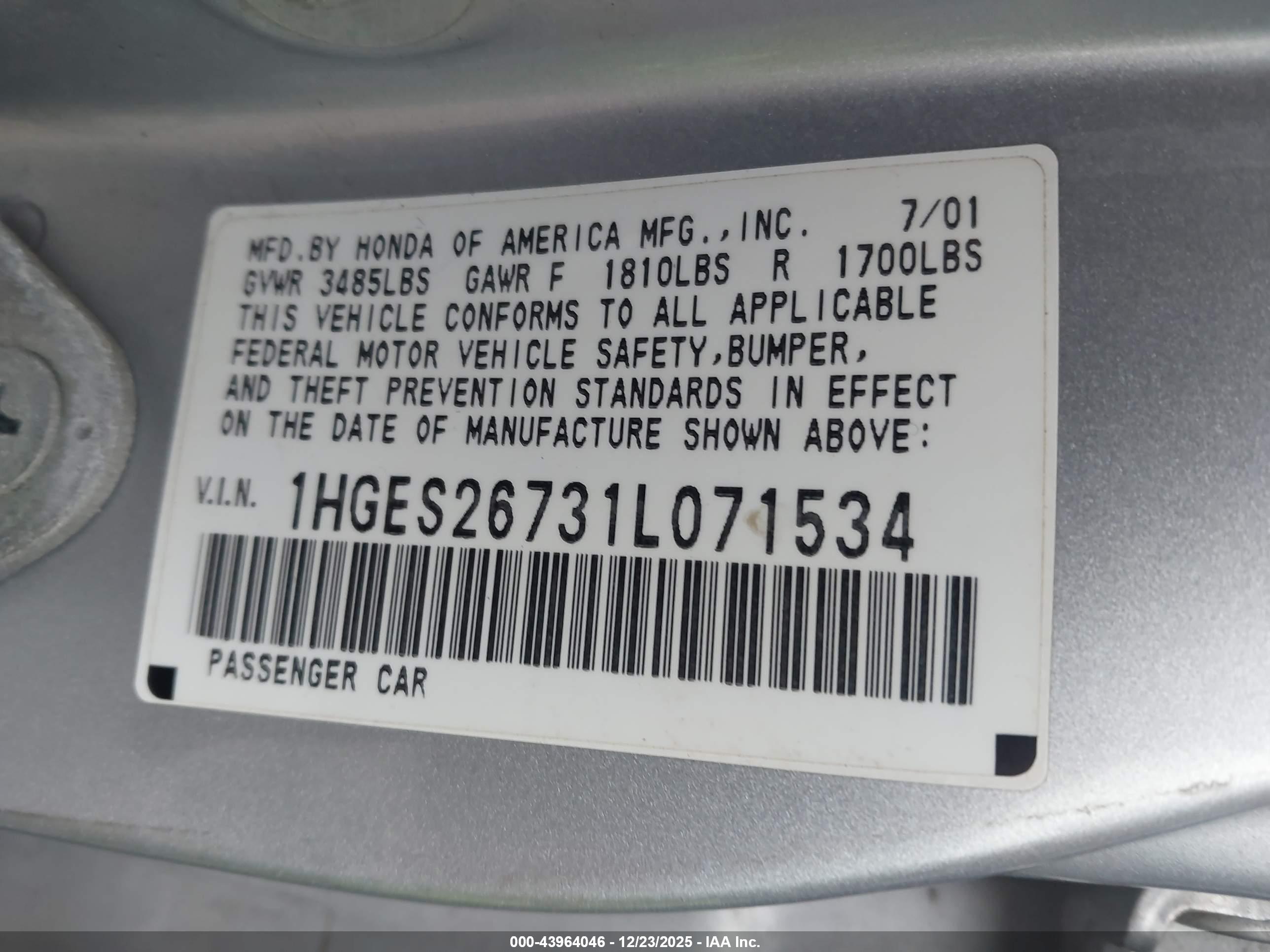 HONDA CIVIC image 9
