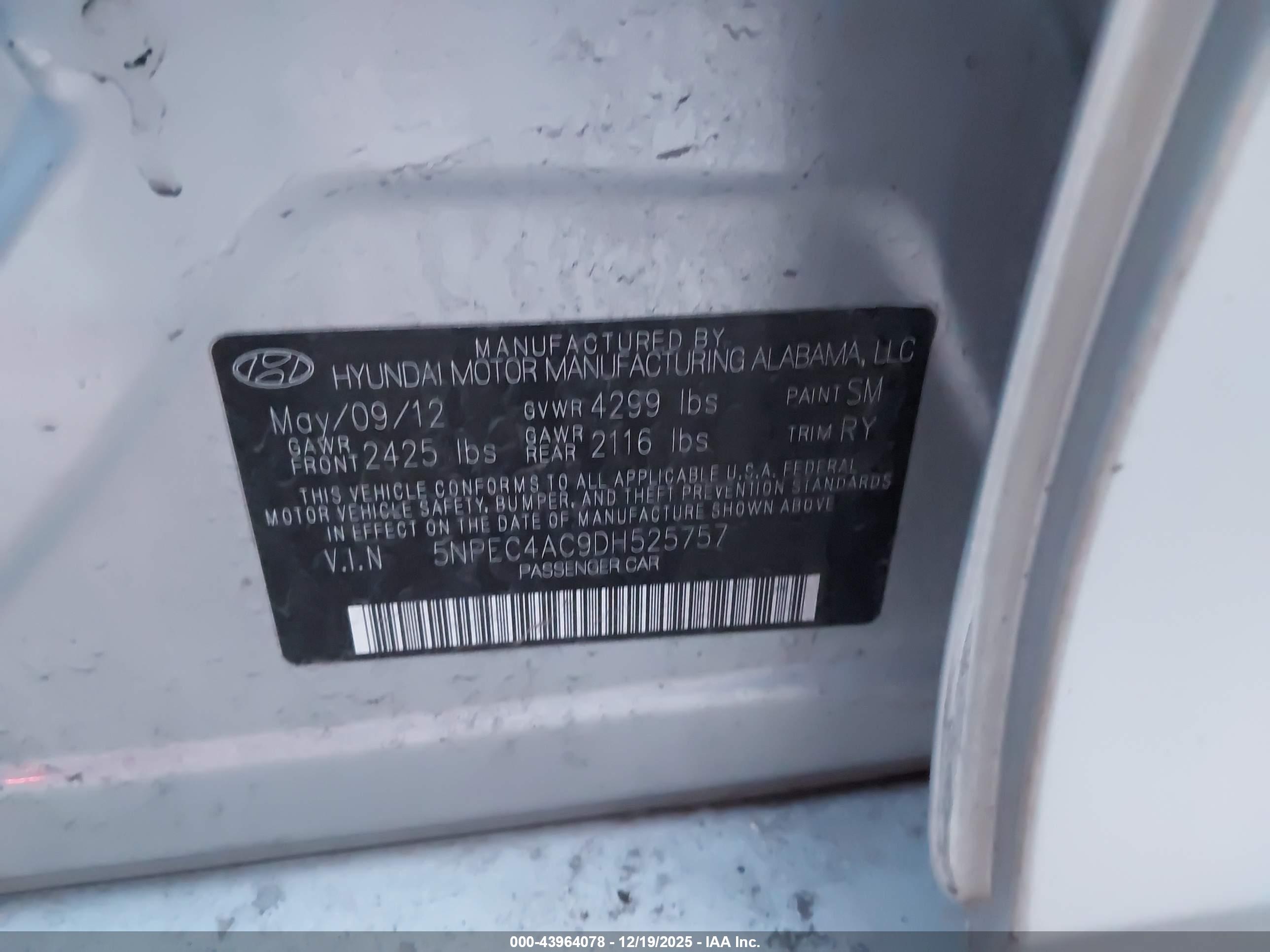 HYUNDAI SONATA image 9