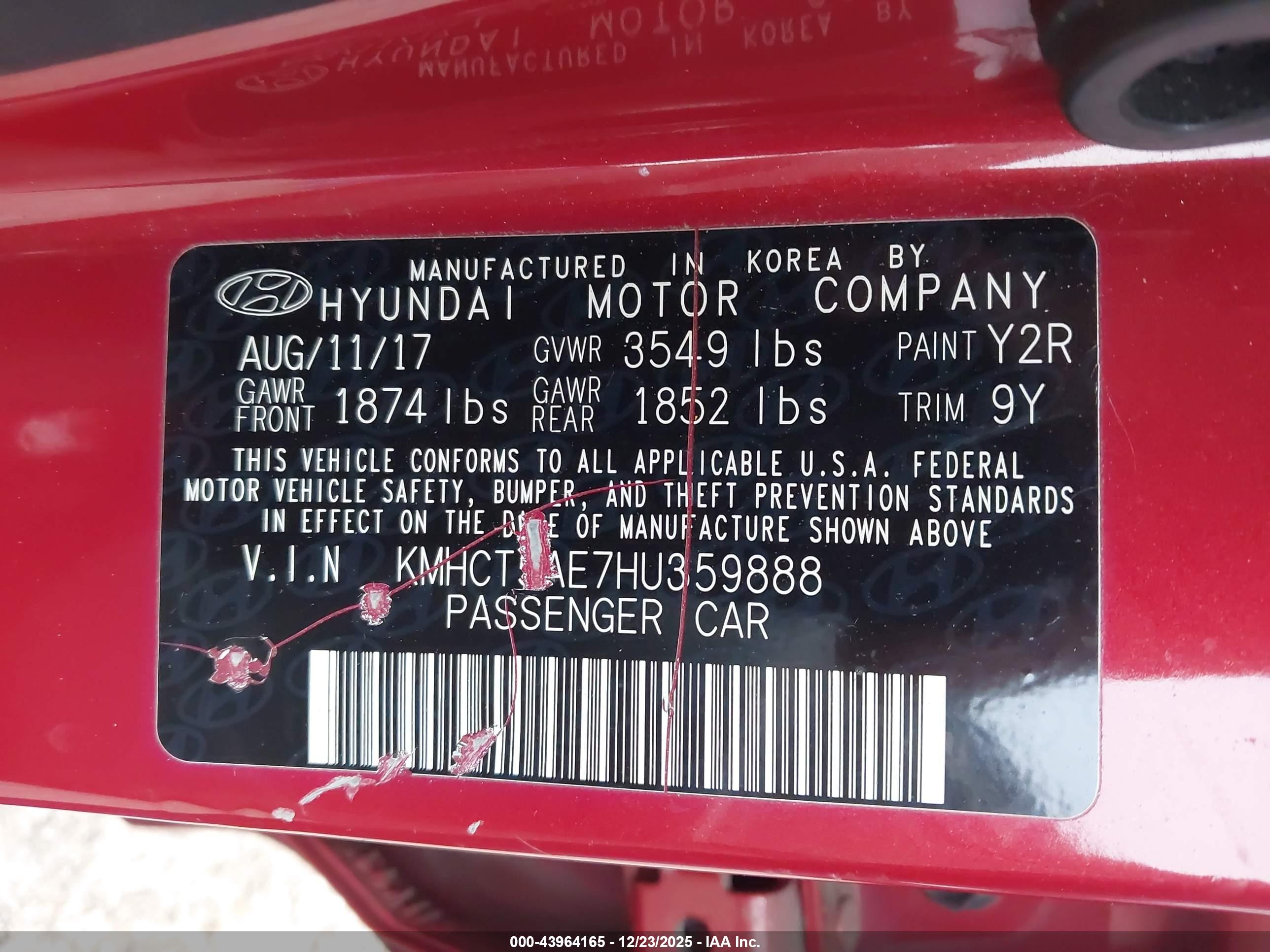 HYUNDAI ACCENT image 9