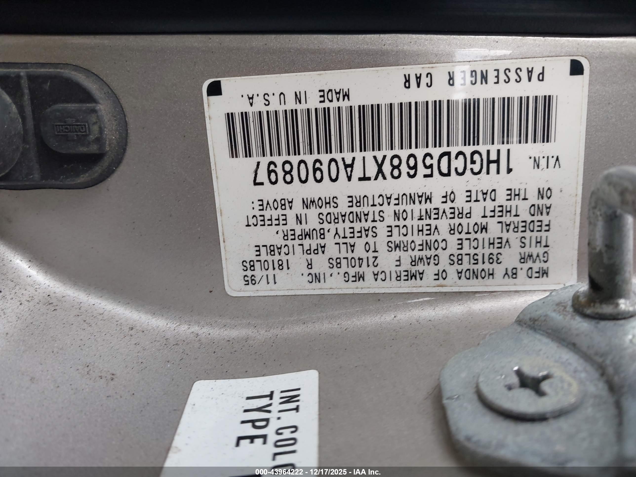 HONDA ACCORD image 9