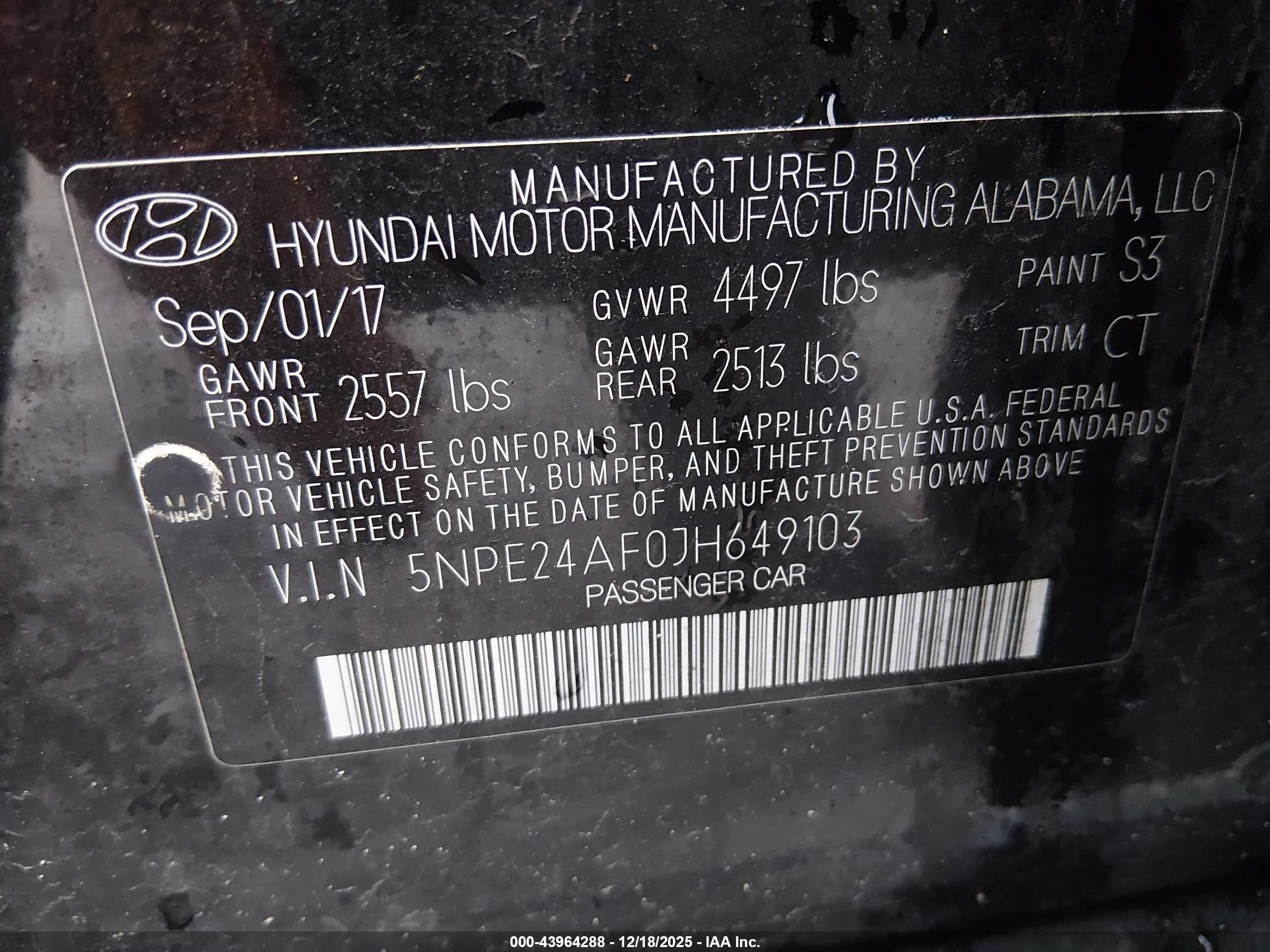 HYUNDAI SONATA image 9