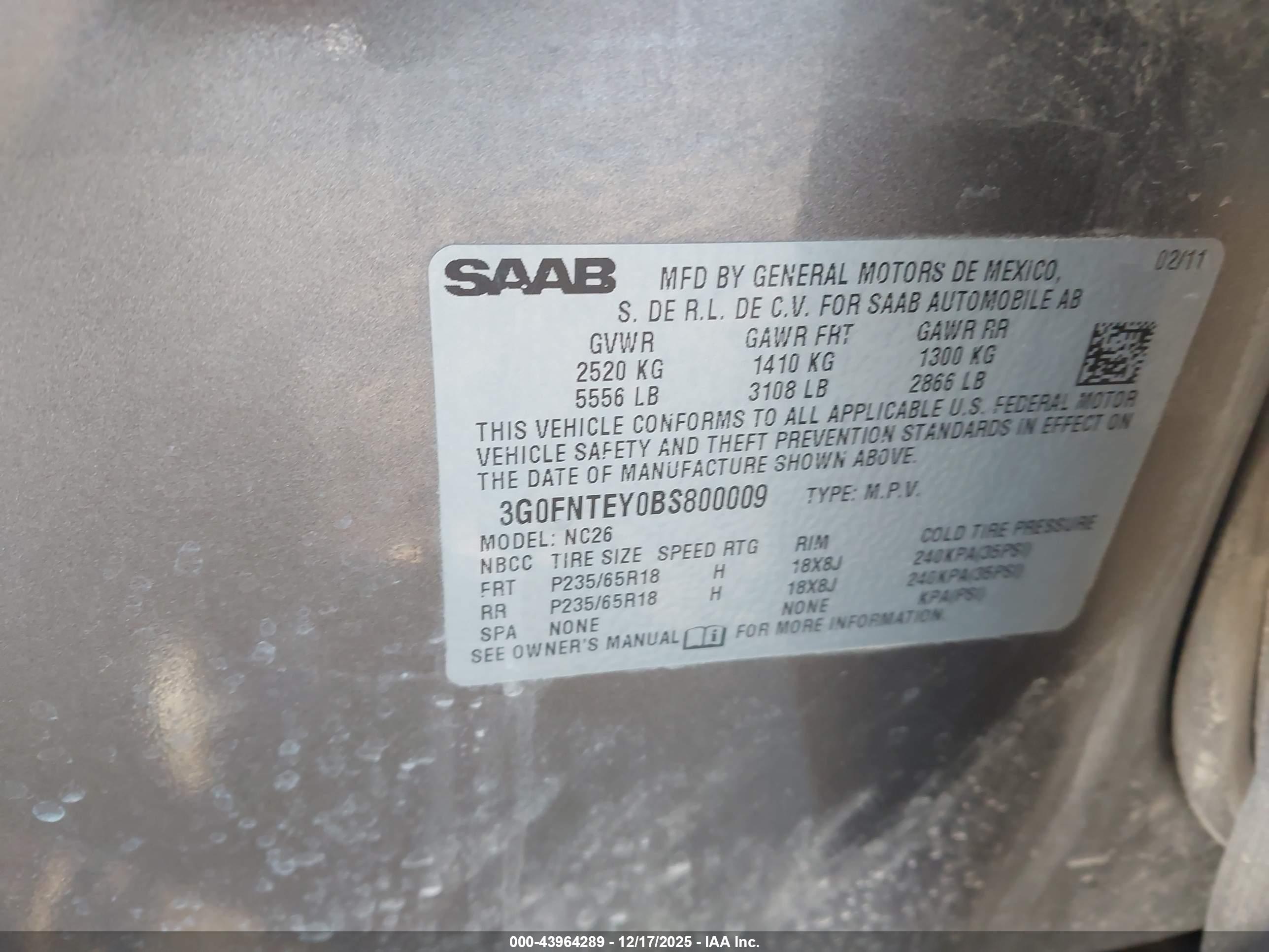 SAAB 9-4X image 9