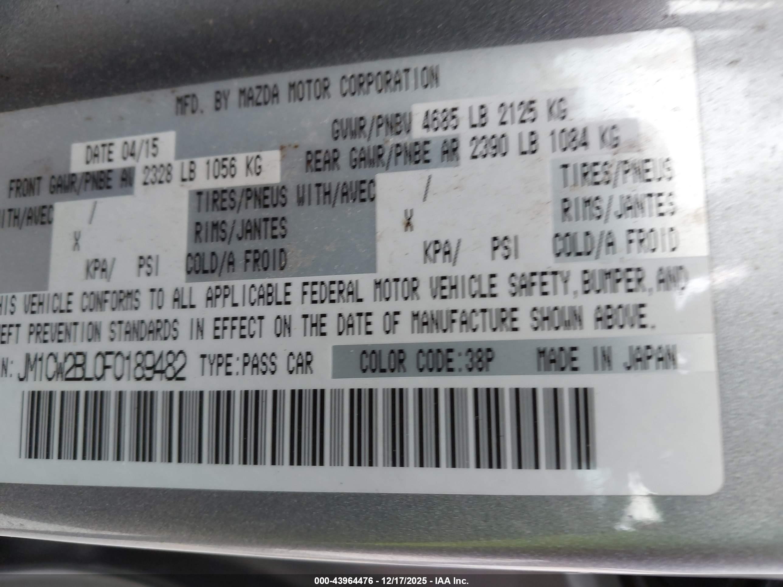 MAZDA MAZDA5 image 9