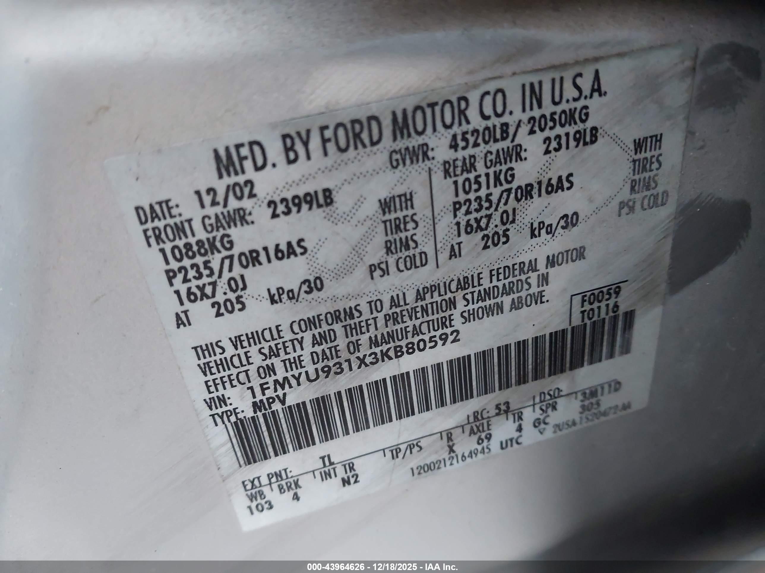 FORD ESCAPE image 9