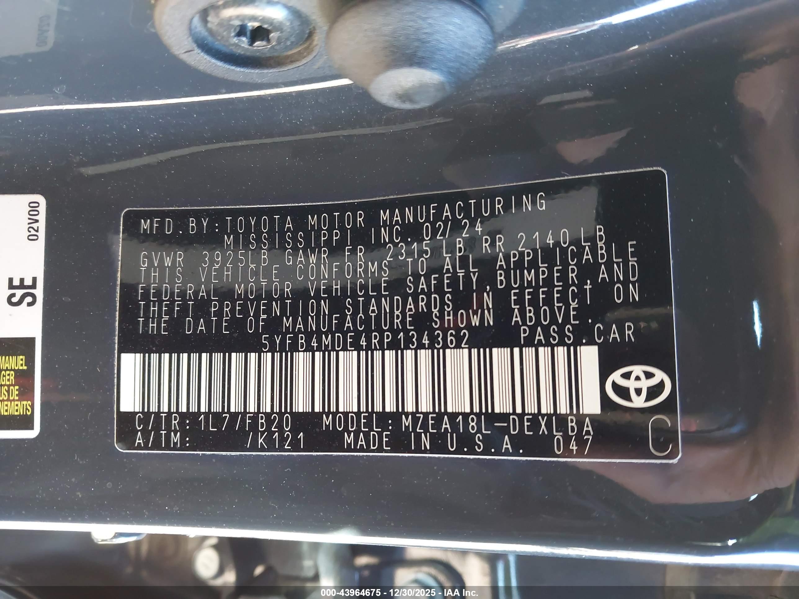 TOYOTA COROLLA image 9