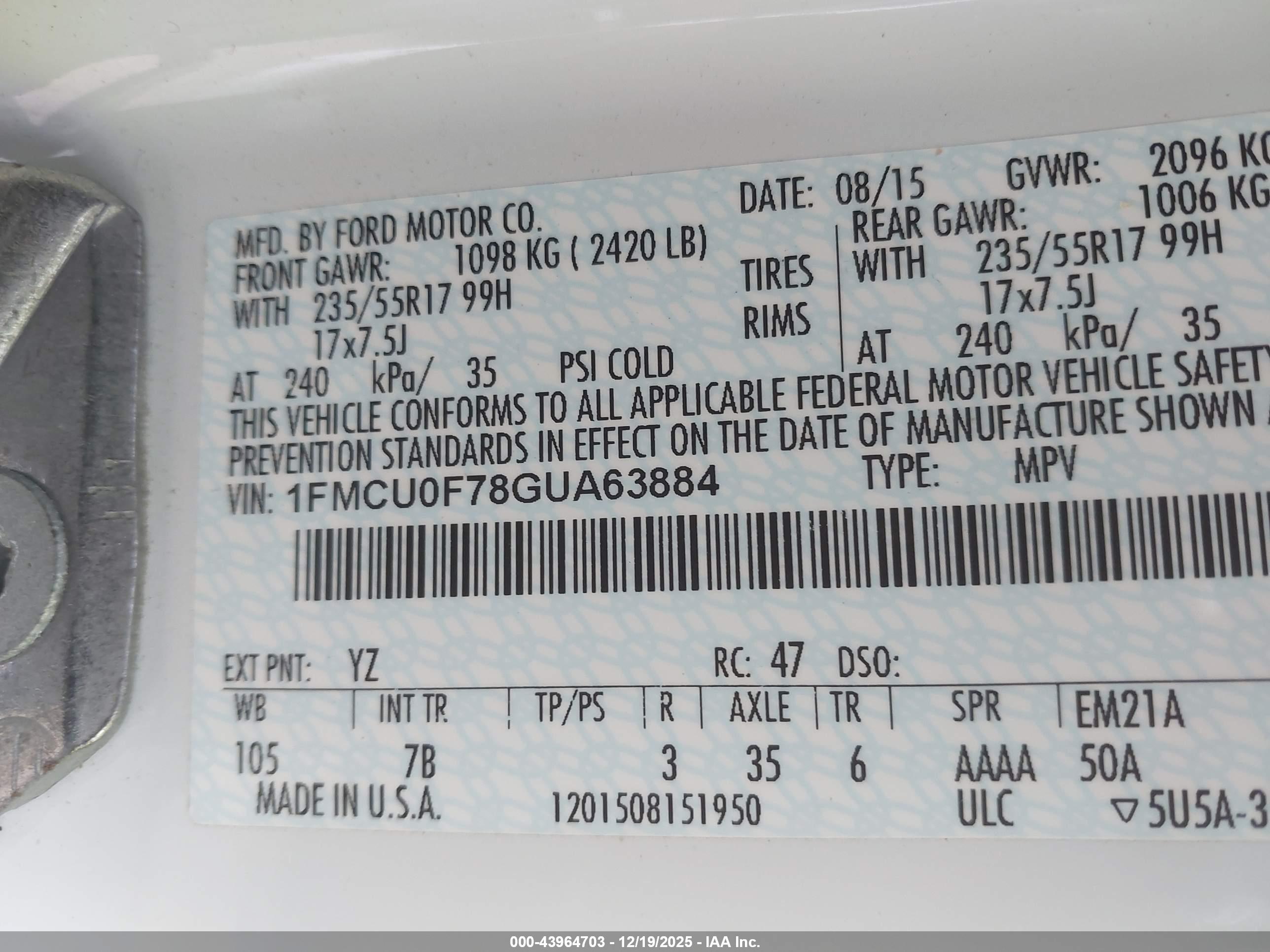 FORD ESCAPE image 9