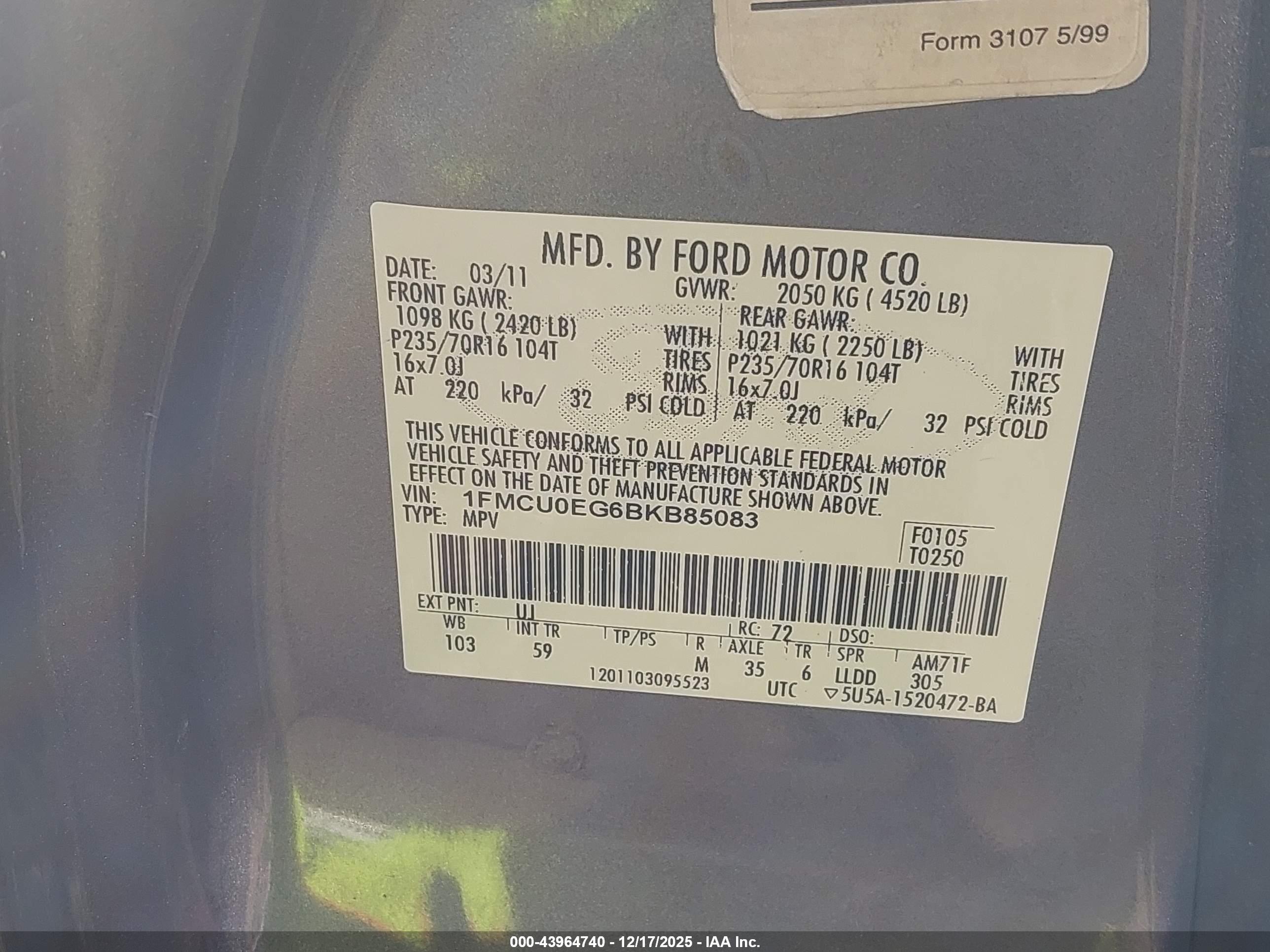 FORD ESCAPE image 9