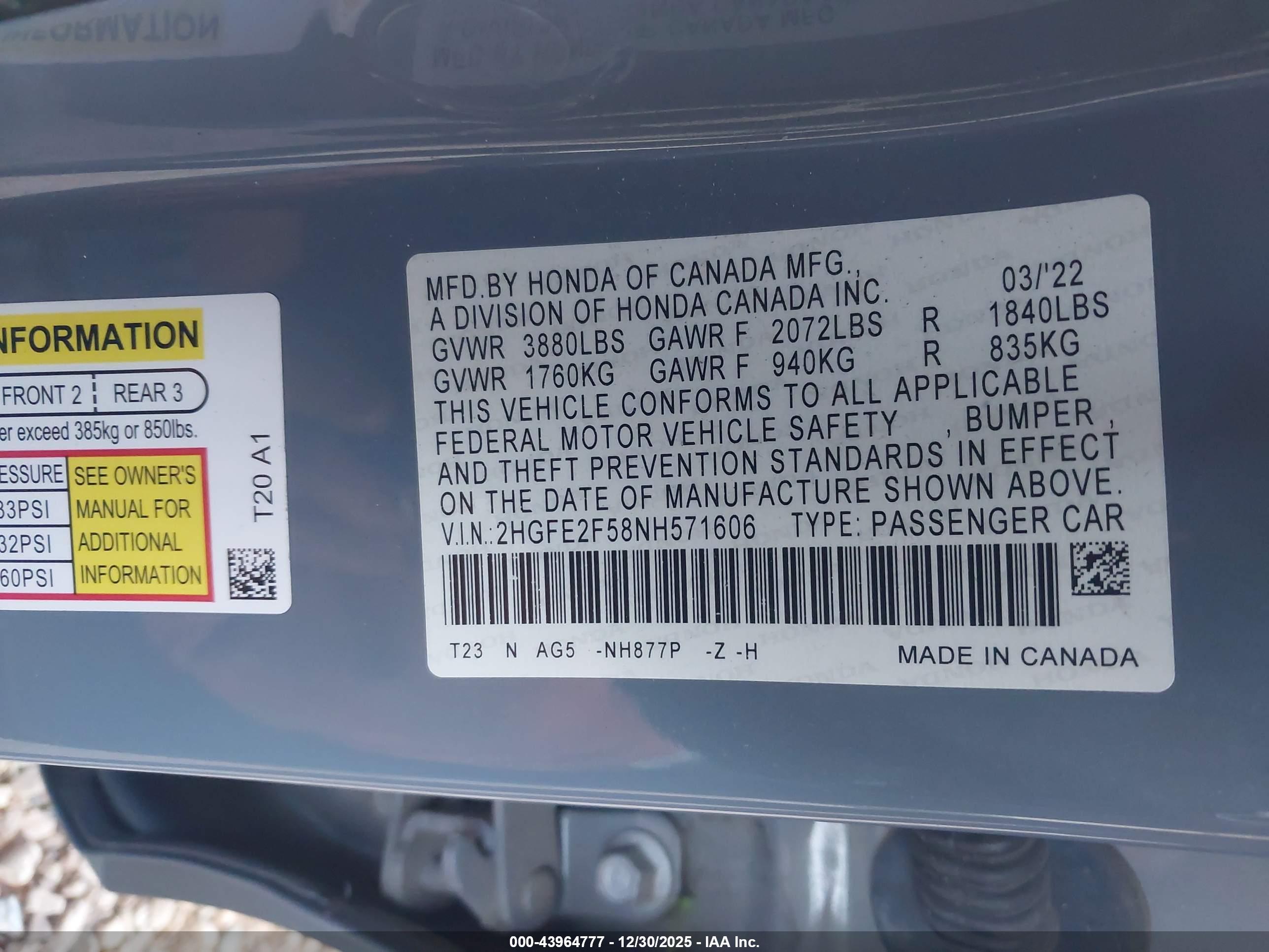 HONDA CIVIC image 9