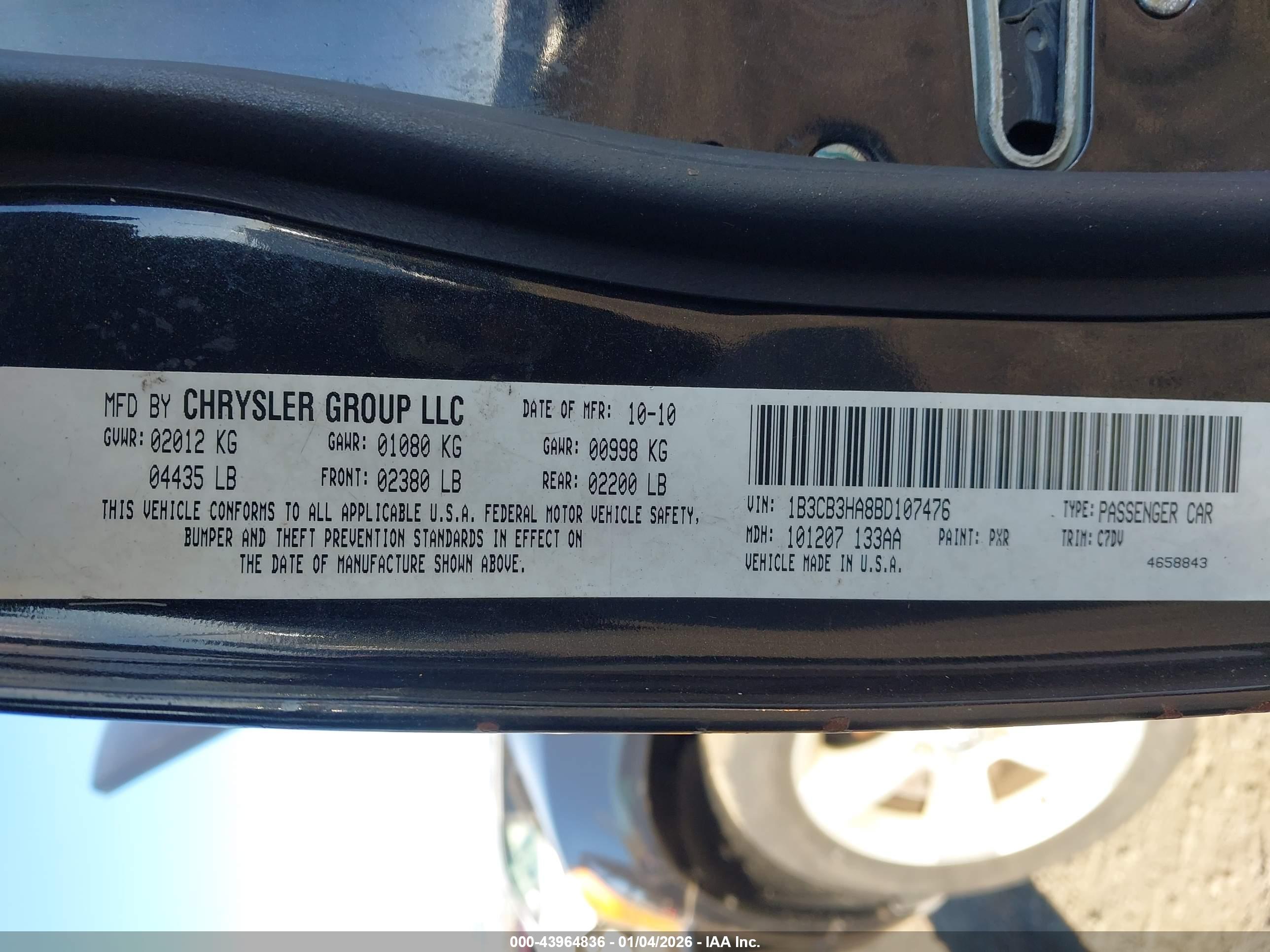 DODGE CALIBER image 9