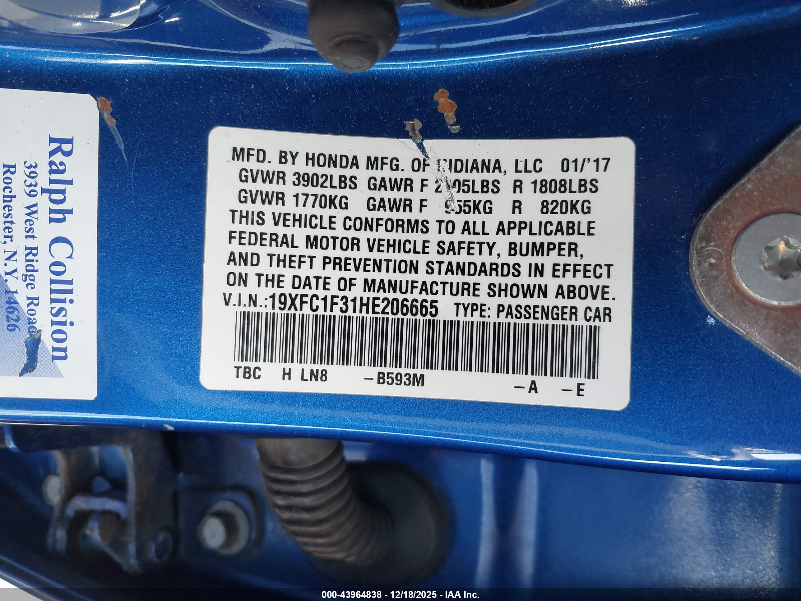 HONDA CIVIC image 9