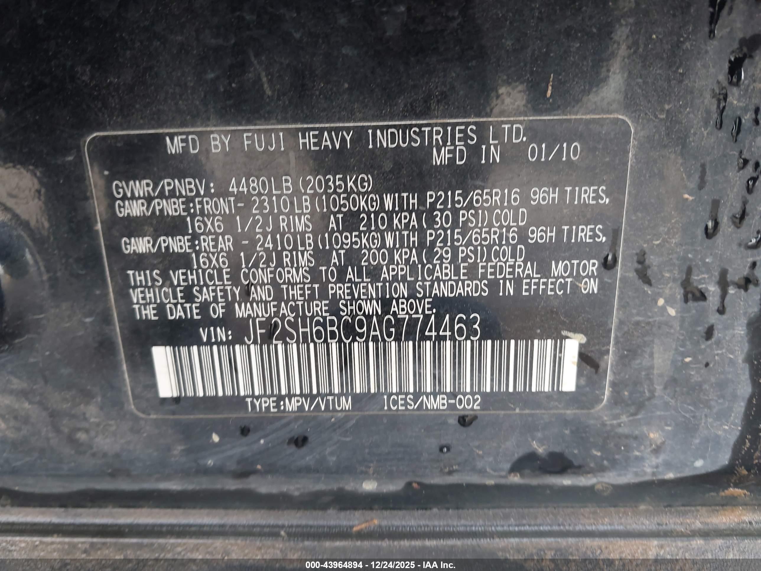 SUBARU FORESTER image 9