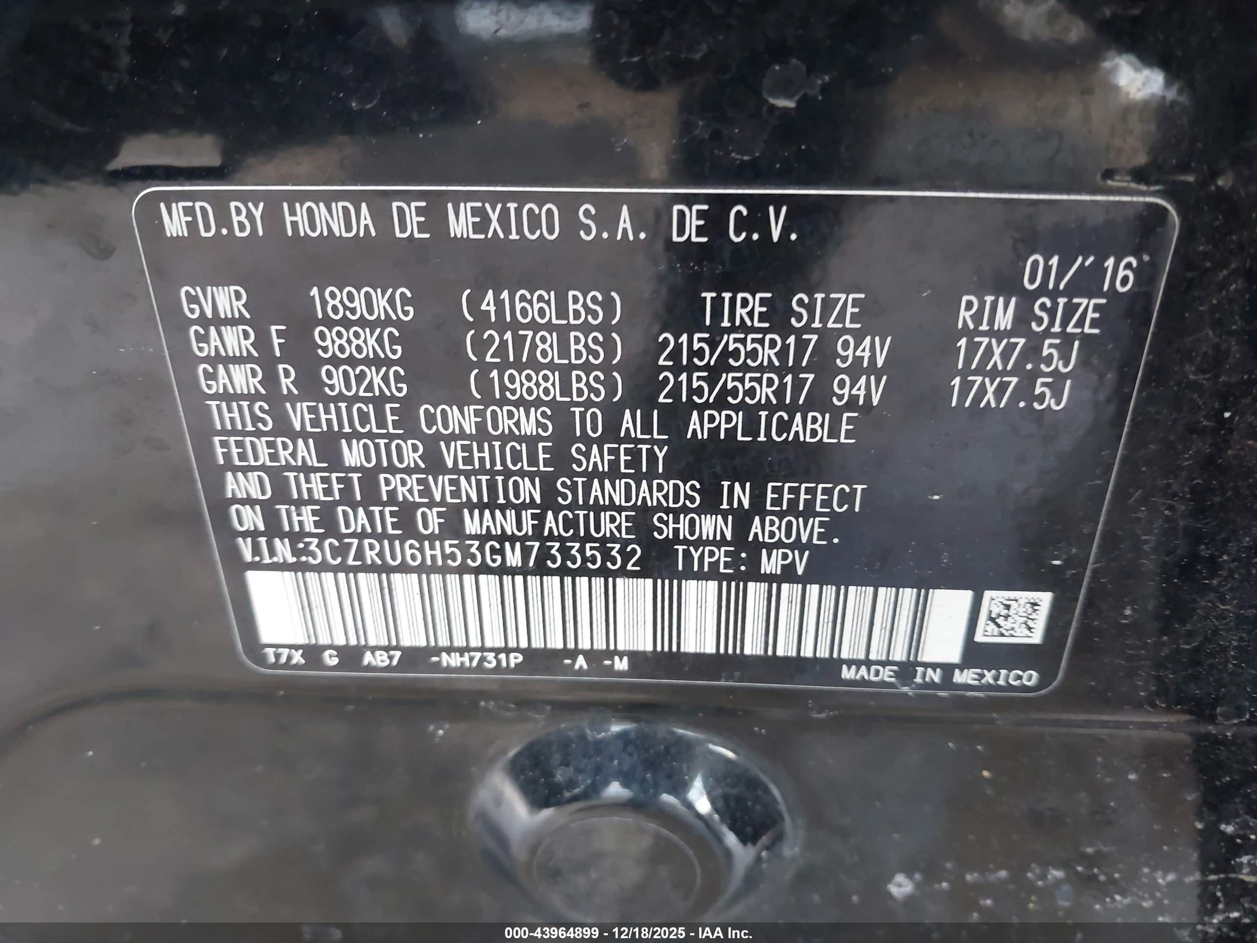 HONDA HR-V image 9