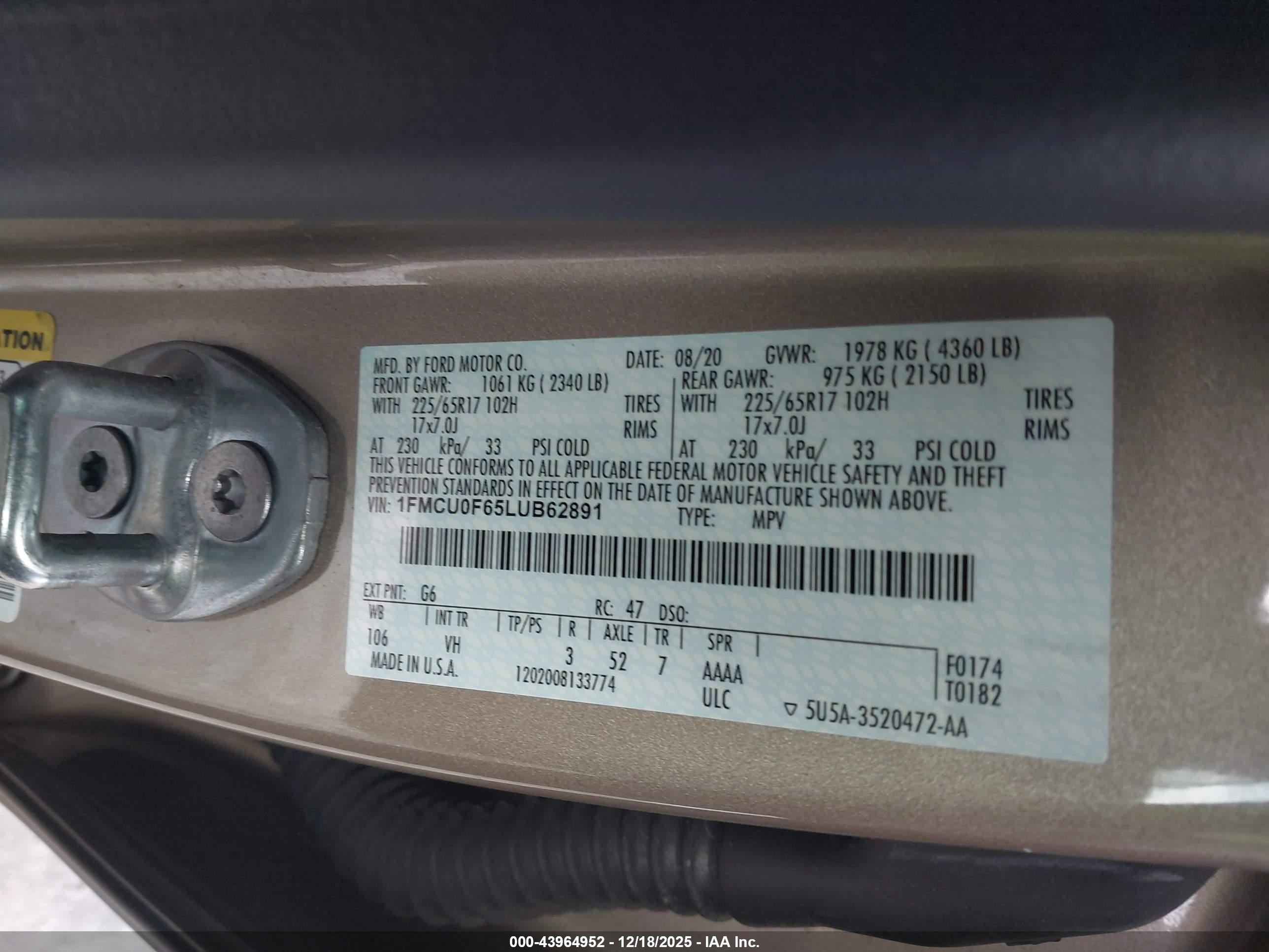 FORD ESCAPE image 9