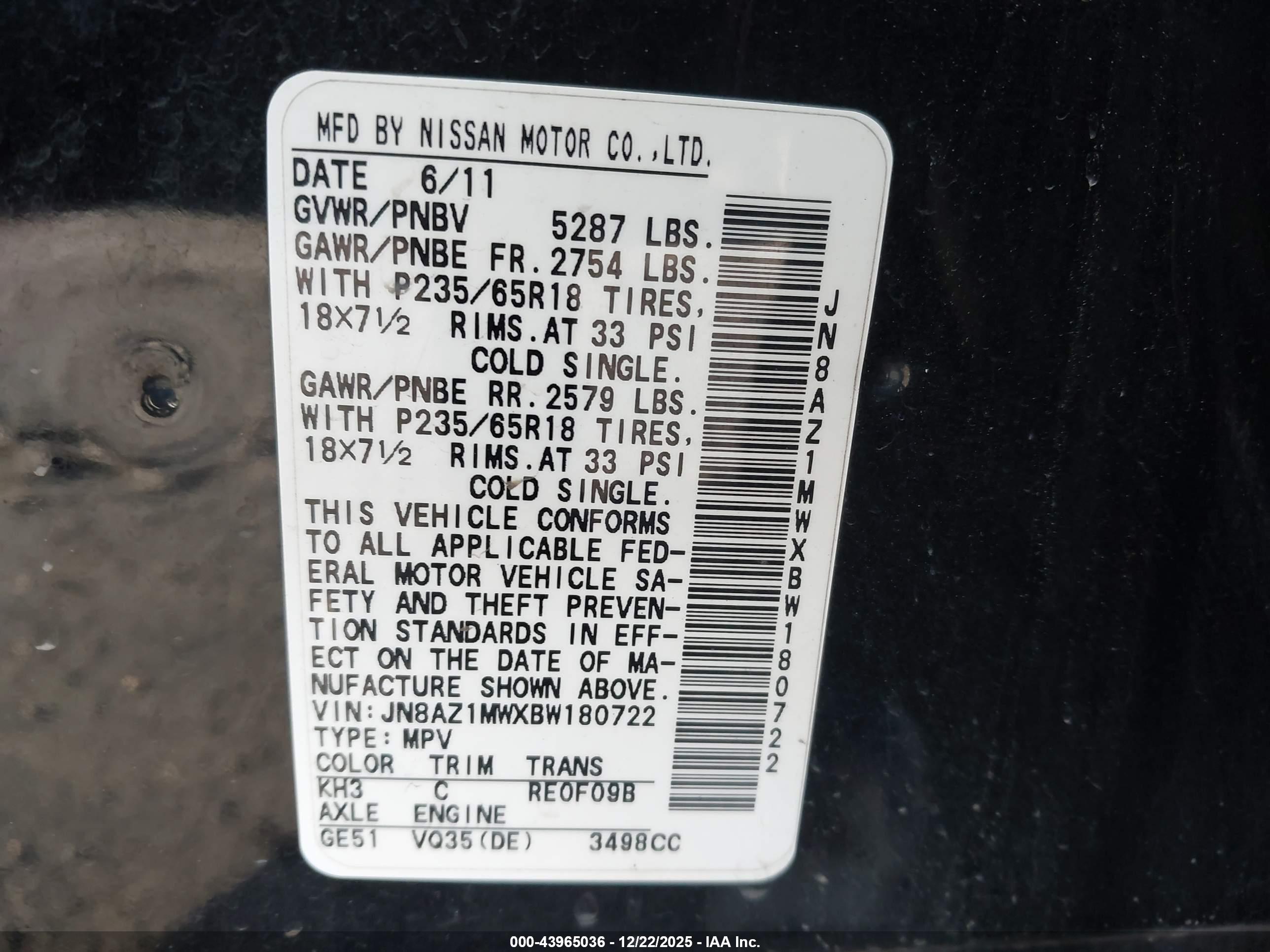 NISSAN MURANO image 9