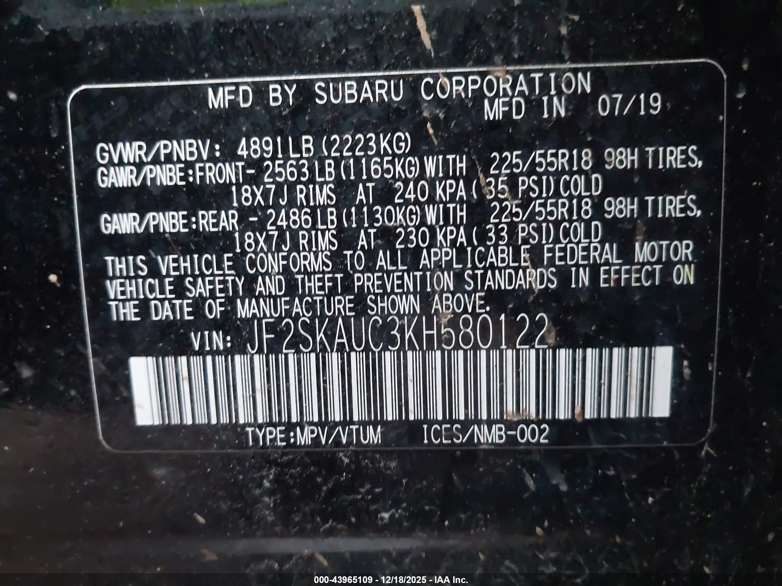 SUBARU FORESTER image 9