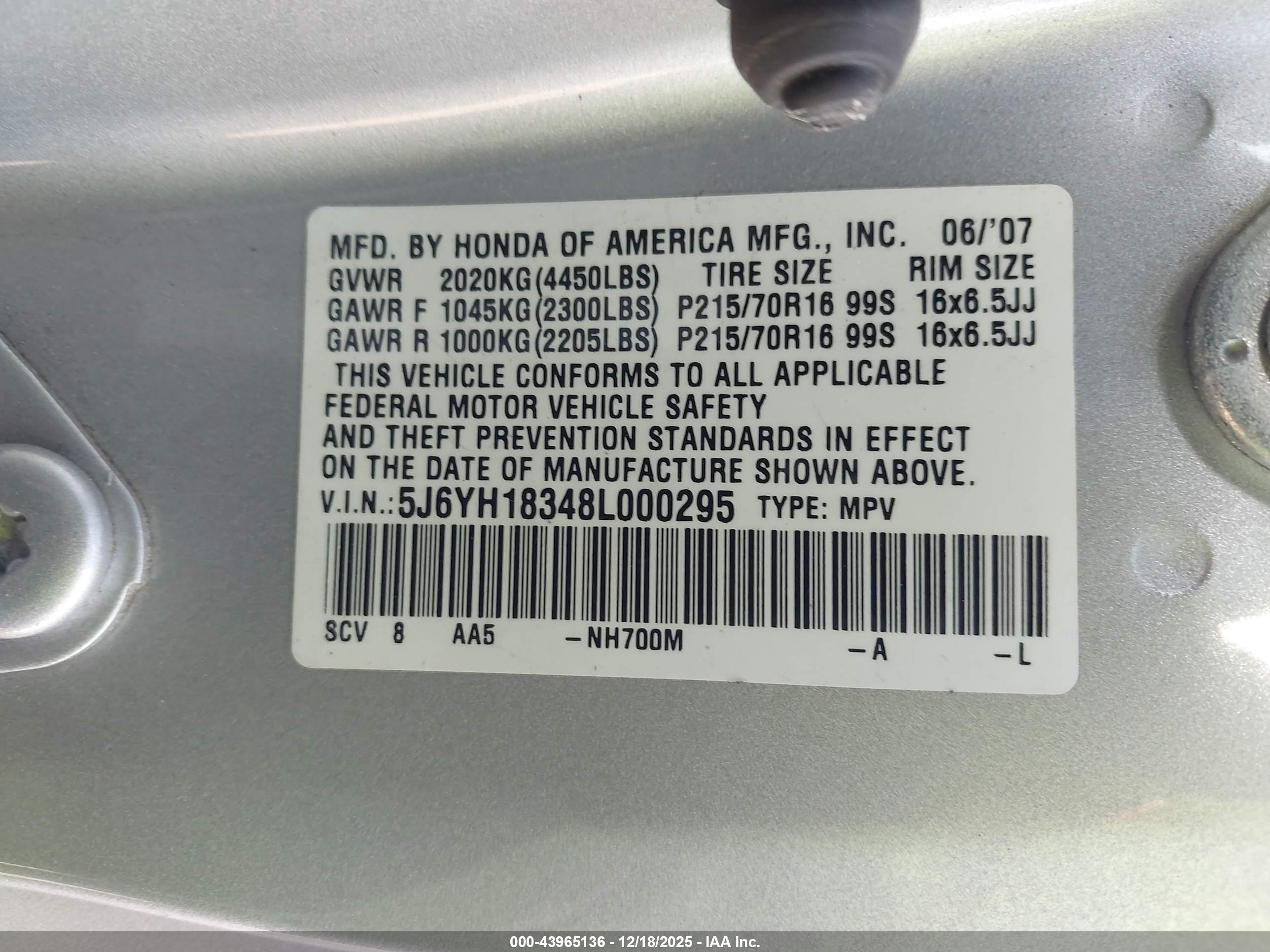 HONDA ELEMENT image 9