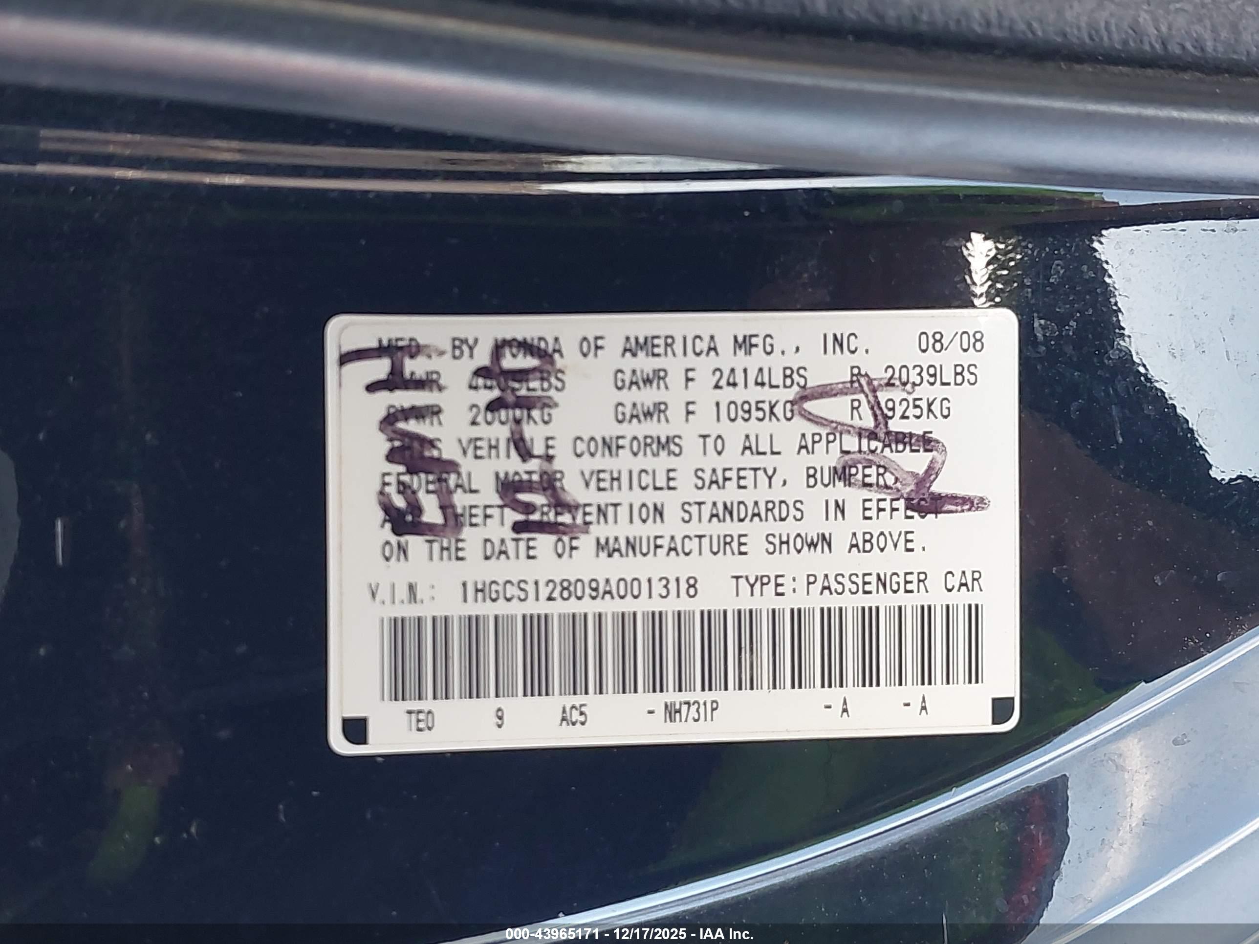 HONDA ACCORD image 9