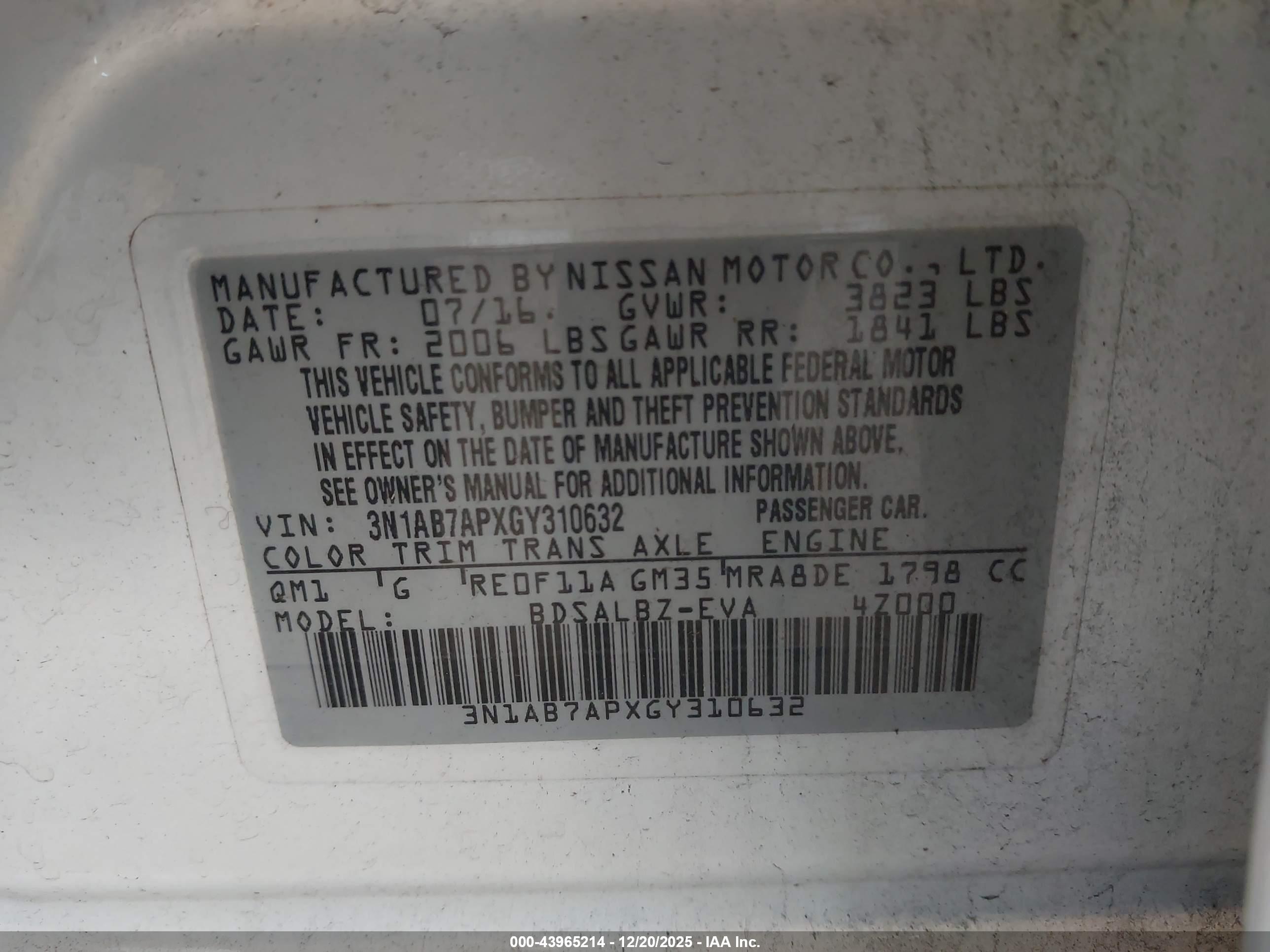 NISSAN SENTRA image 9