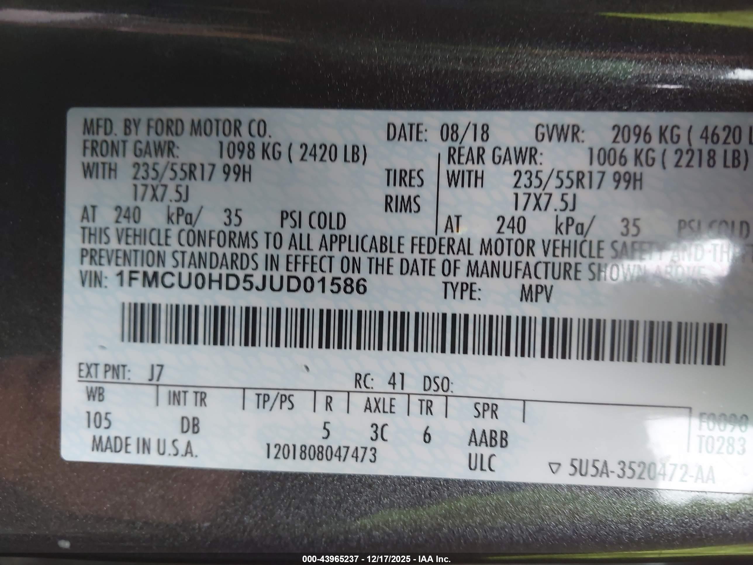 FORD ESCAPE image 9