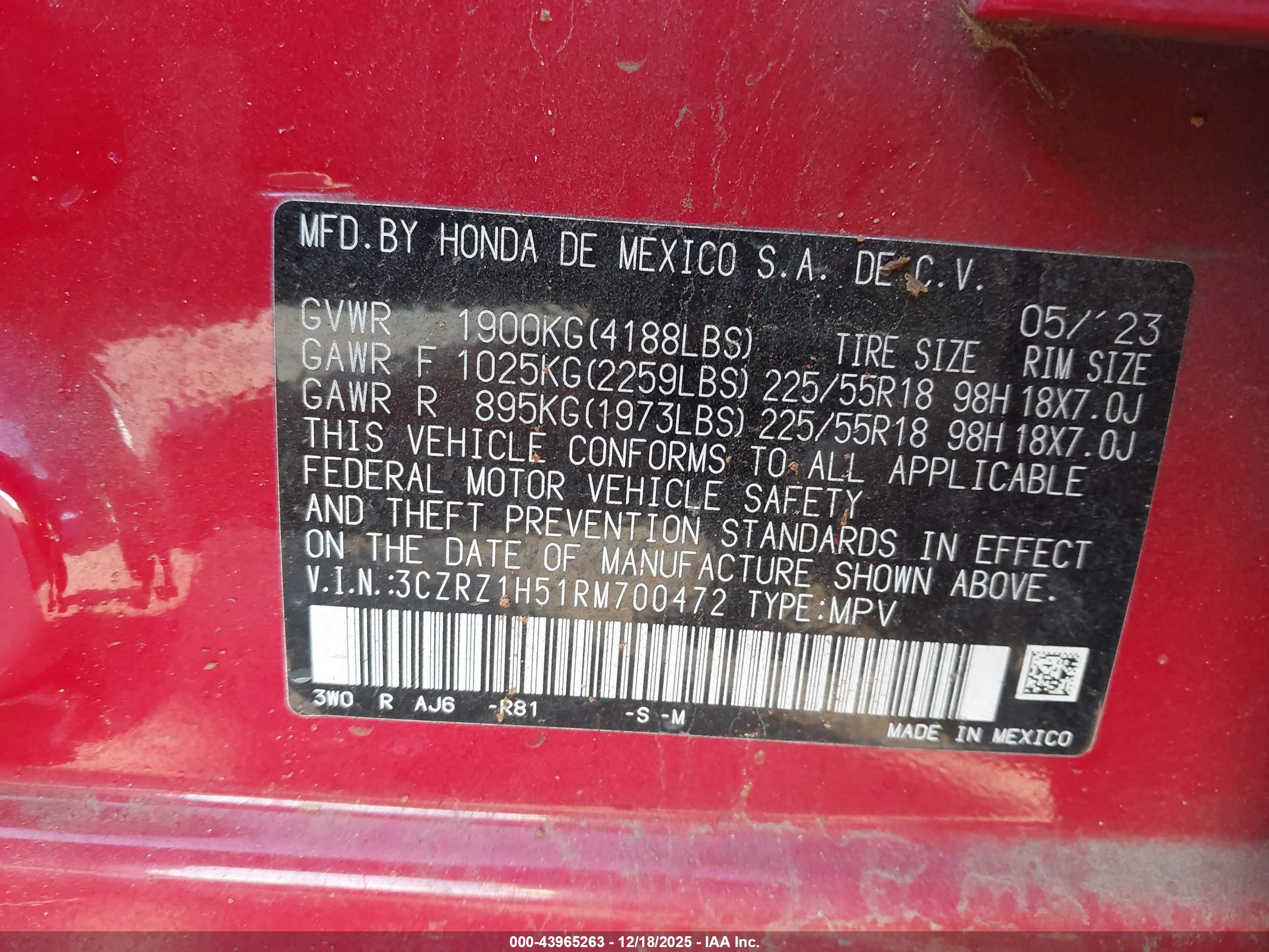 HONDA HR-V image 9