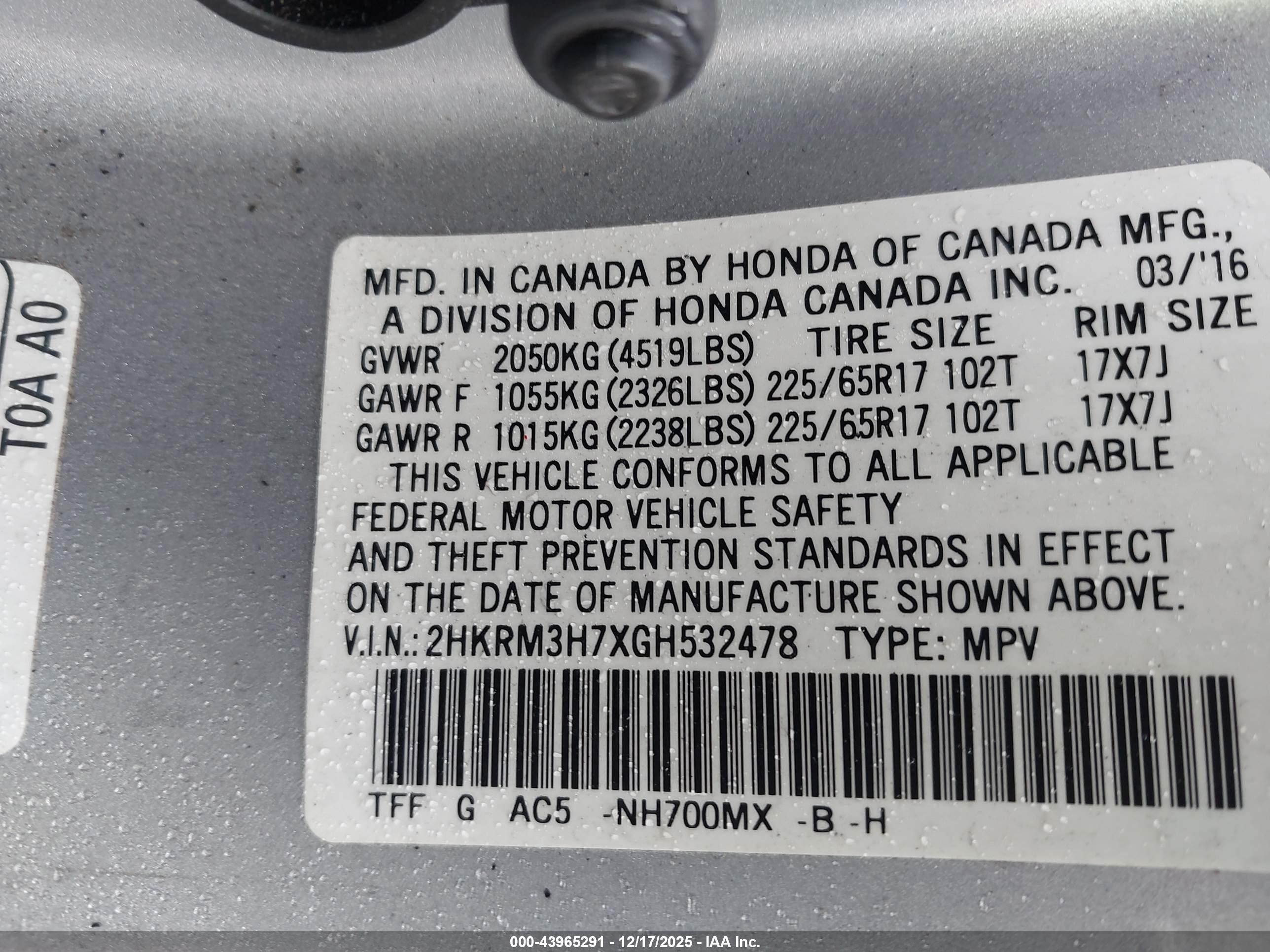HONDA CR-V image 9