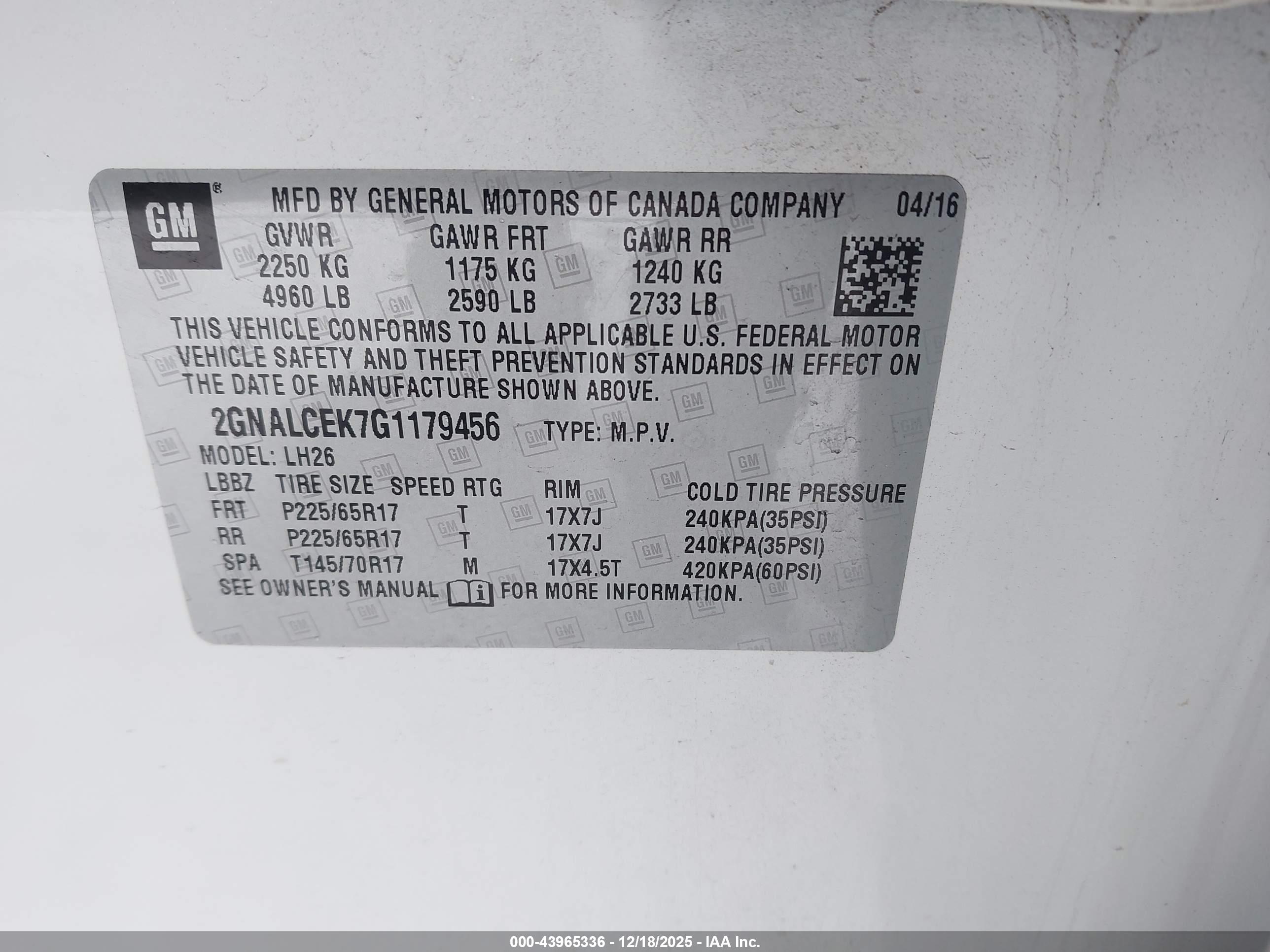 CHEVROLET EQUINOX image 9